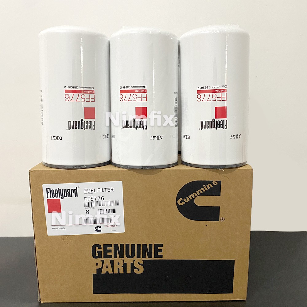 6PCS FF5776 Fuel Filter FF-5776 For Fleetguard ISX Cummins 2893612