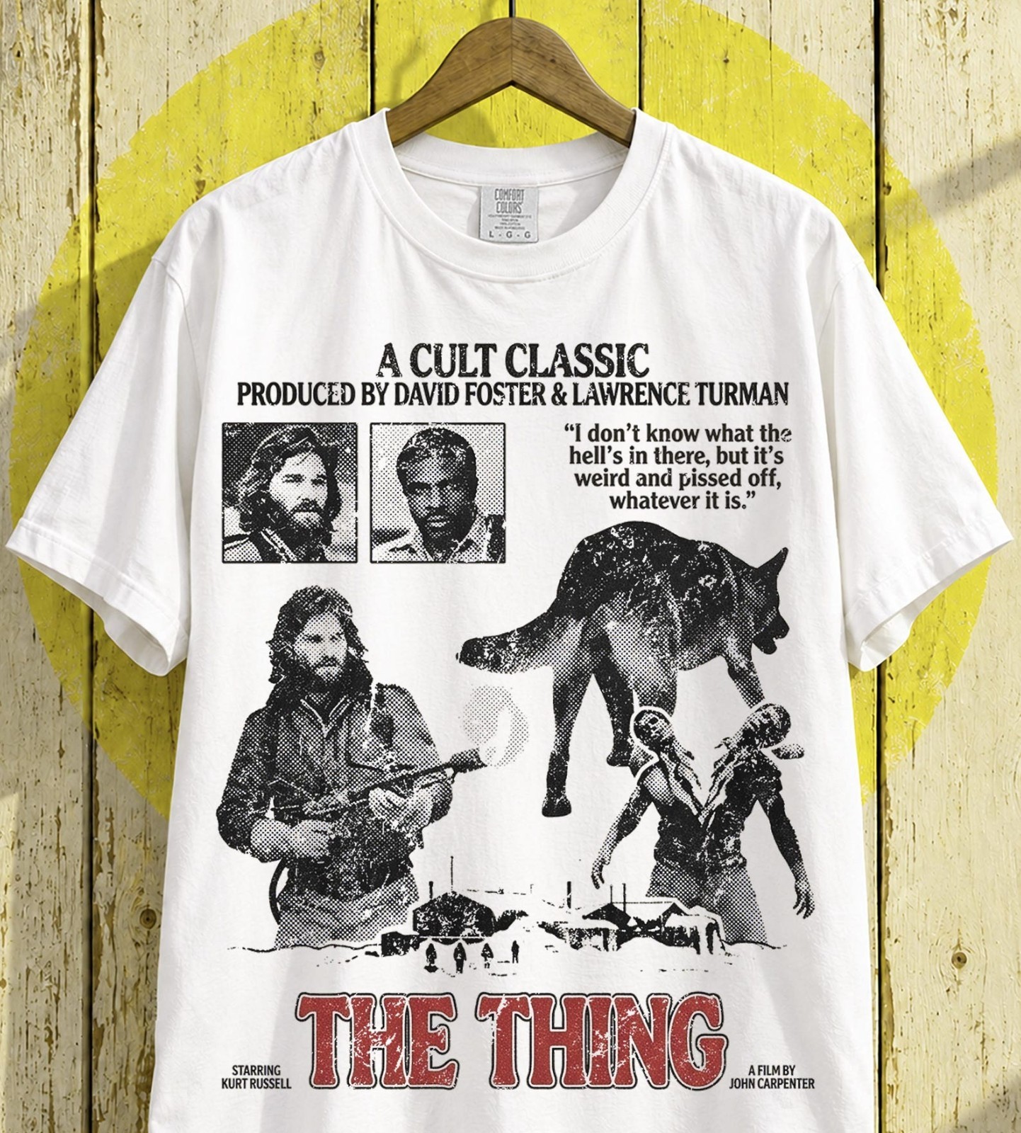 Vintage Horror Sci-Fi Movie Tee, Classic Film Graphic