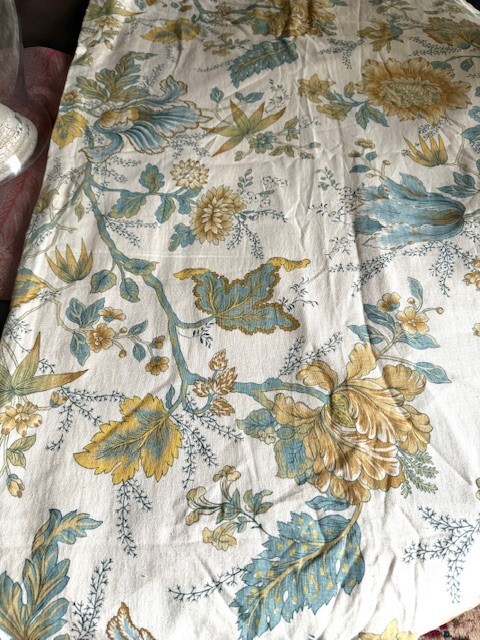 Pottery Barn Marie Palampore Drapes Neutral Set 2 Floral 96 Curtains Rare More+