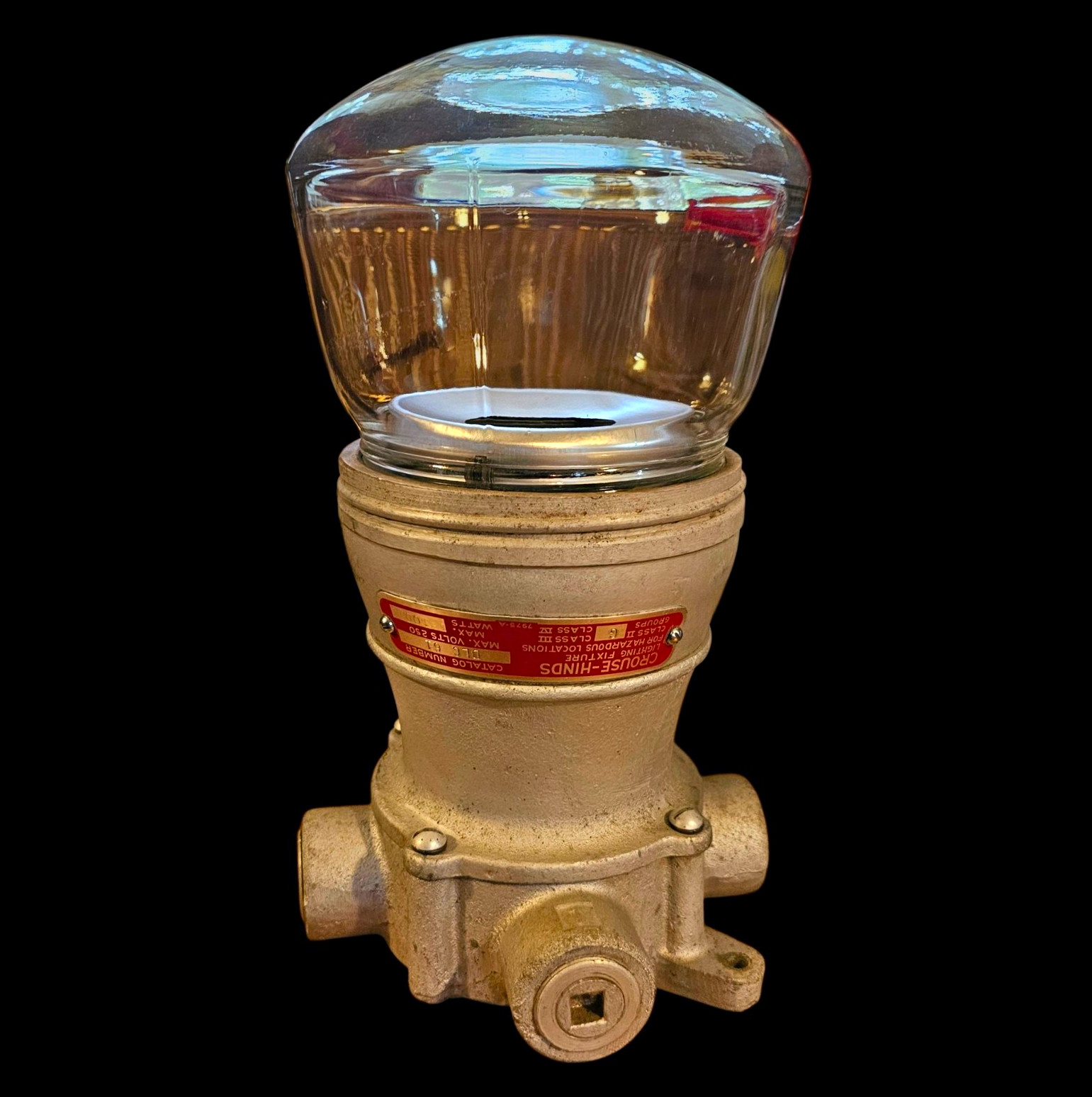 Vintage industrial Crouse-Hinds explosion-proof lighting fixture DLC-61 (scarce) Vintage industrial Crouse-Hinds explosion-proof lighting fixture DLC-61 (scarce)