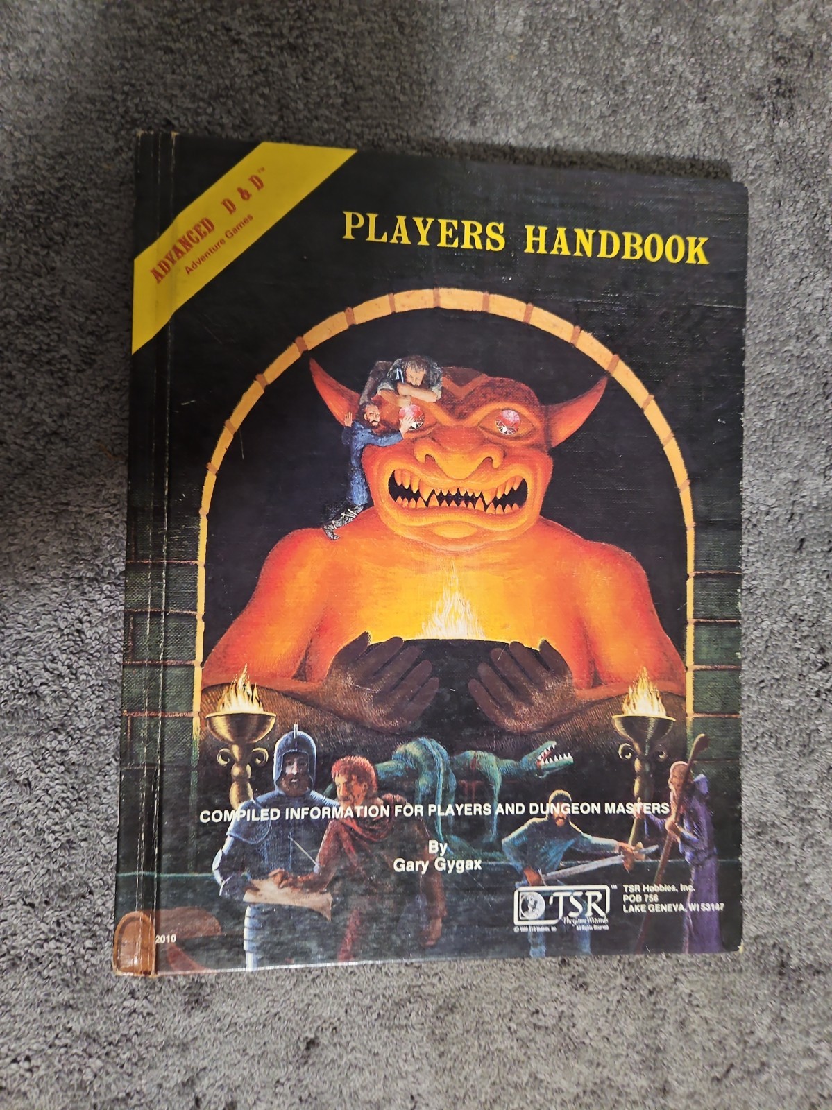 TSR Advanced Dungeons & Dragons Player\'s Handbook 1978 Hardcover 128 pgs. TSR Advanced Dungeons & Dragons Player\'s Handbook 1978 Hardcover 128 pgs.