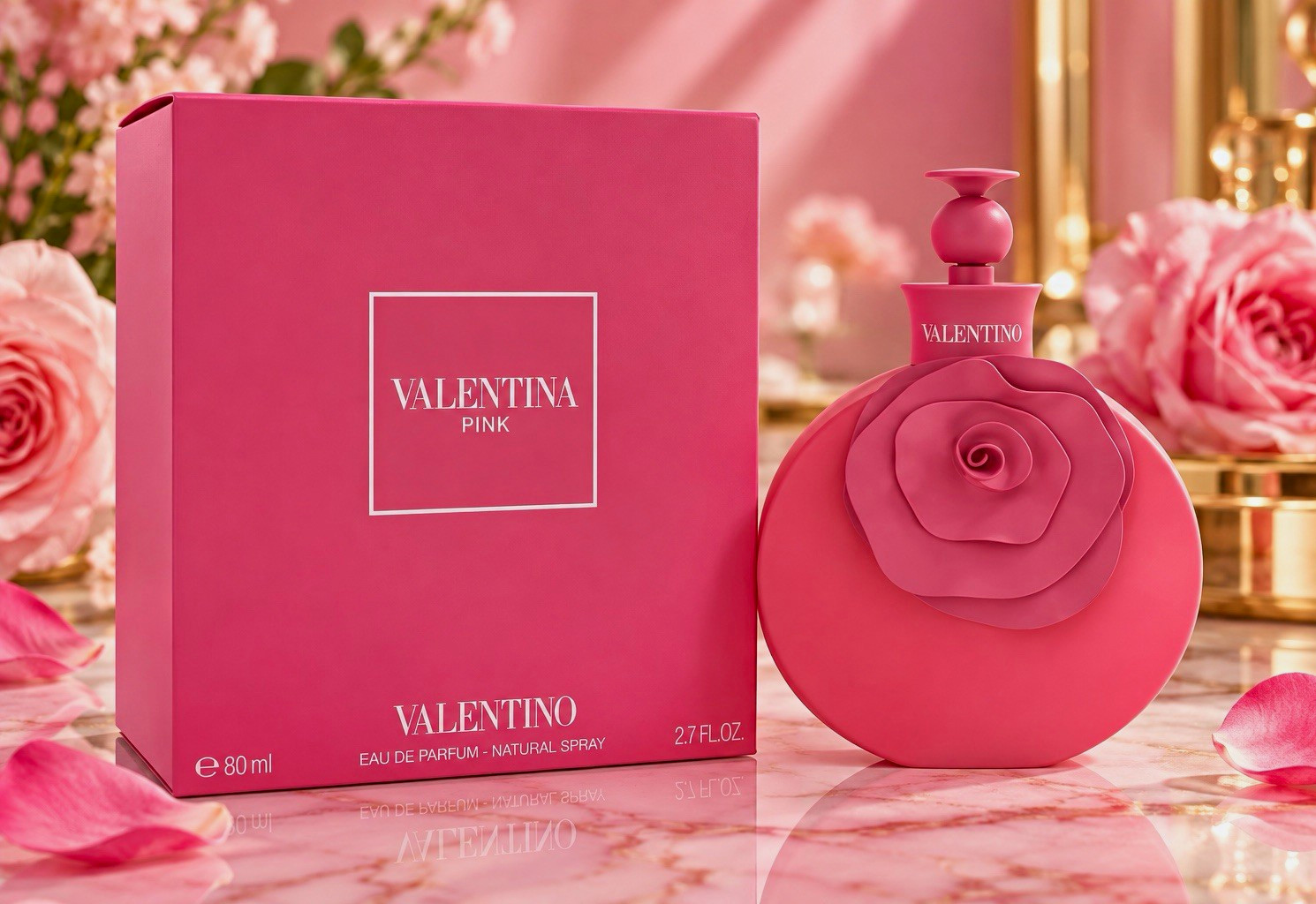 Valentino Valentina Pink Eau de Parfum Natural Spray 2.7 fl oz / 80 ml