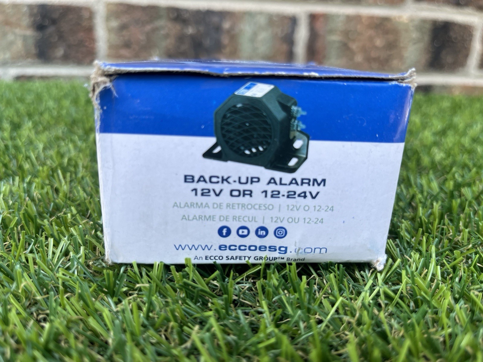 ECCO Backup Alarm Model 530 New In Box 12-24v dc 10R-058726 SAE Type F ECCO Backup Alarm Model 530 New In Box 12-24v dc 10R-058726 SAE Type F