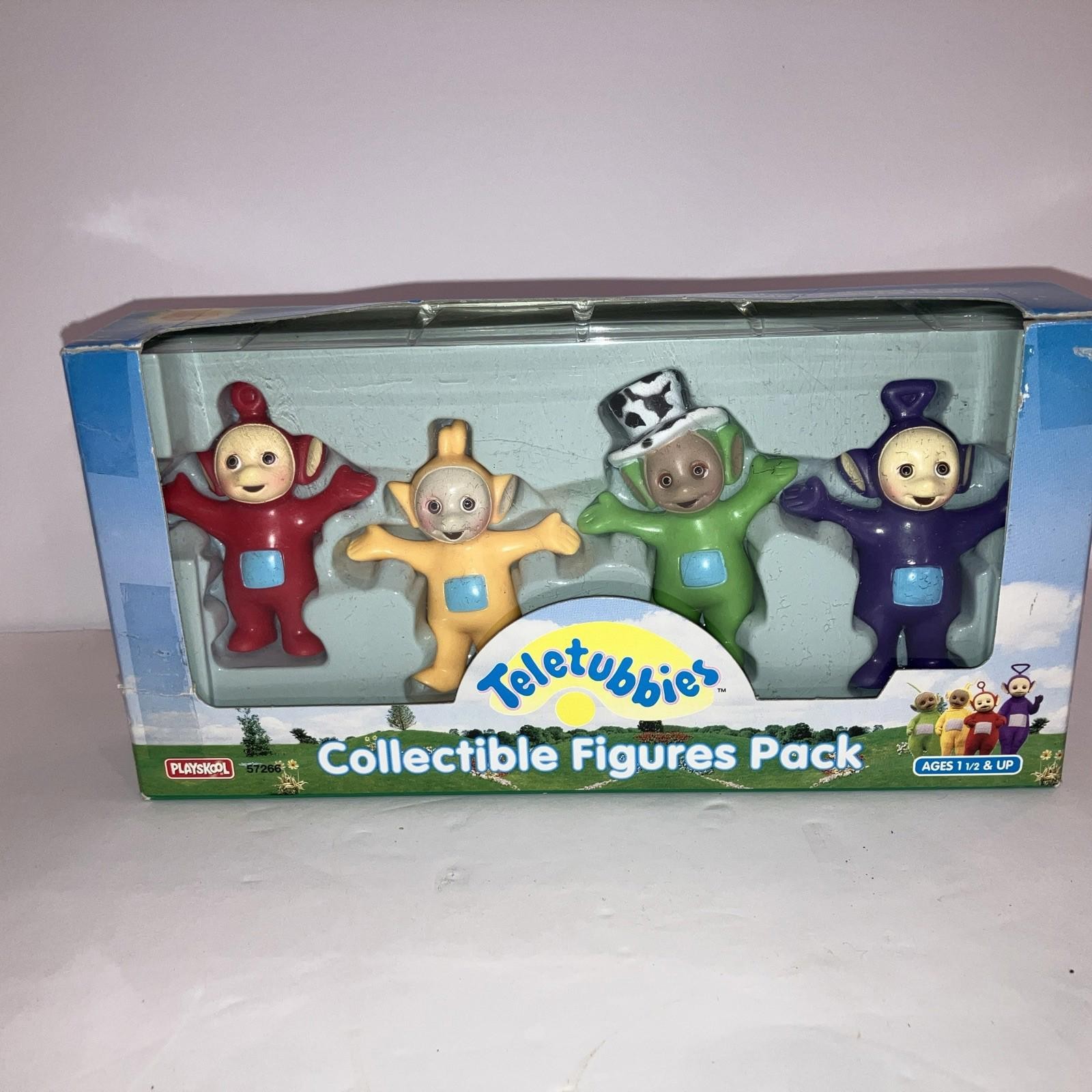 Vintage 1998 PLAYSKOOL Teletubbies Figures 4 Pack Tinky Winky Dipsy Lala SEALED