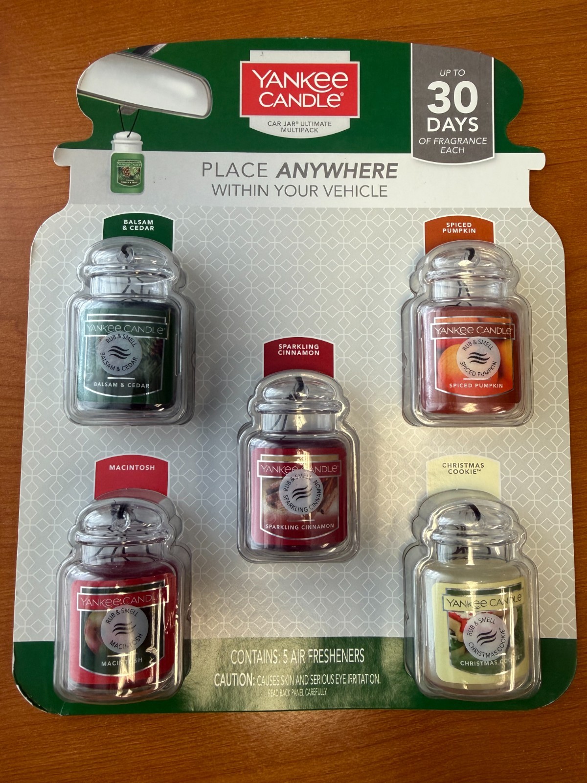 Yankee Candle Car Jar Ultimate Variety Pack Air Fresheners 5 Count NEW Yankee Candle Car Jar Ultimate Variety Pack Air Fresheners 5 Count NEW