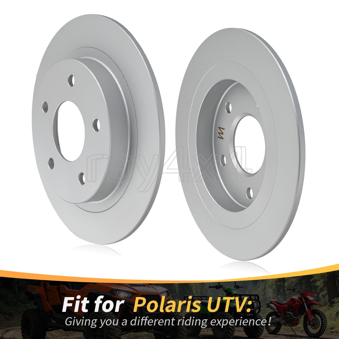 2023-2025 for Polaris RZR Turbo R RZR Turbo R 4 Rear Brake Rotors 2PACK 1914169