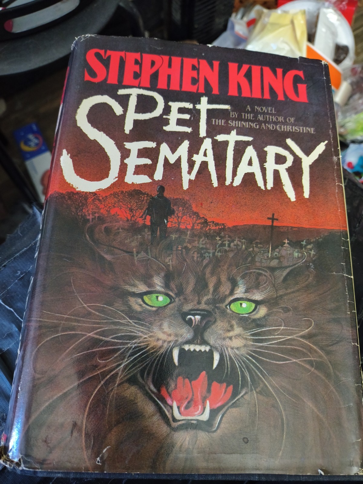 Stephen King Pet Sematary Signed 1st Edition With Dust Jacket Stephen King Pet Sematary Signed 1st Edition With Dust Jacket