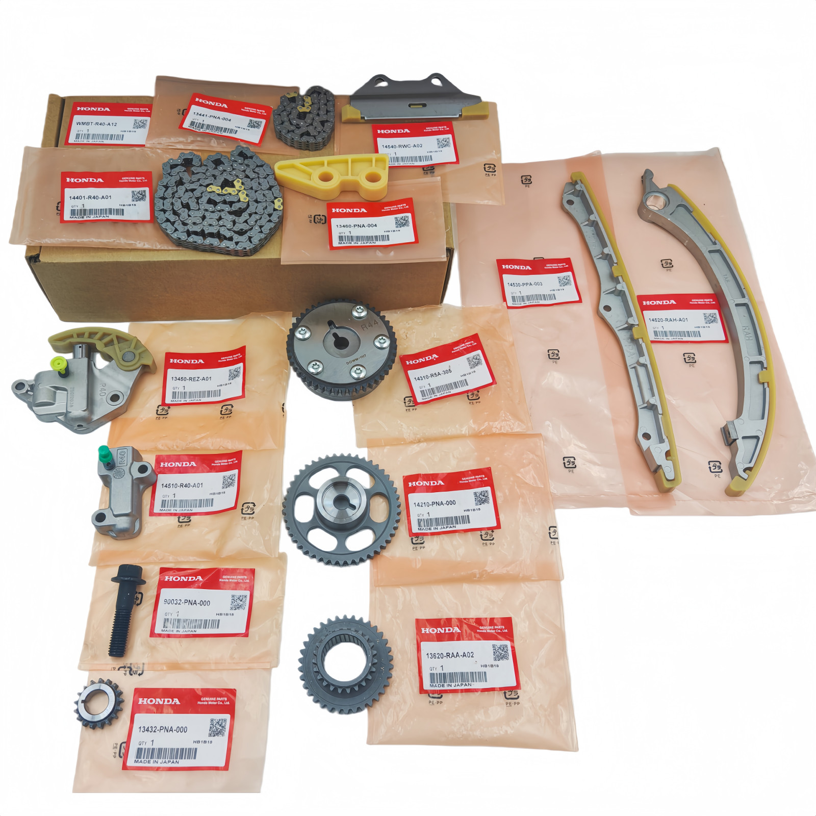Timing Chain Kit VVT Sprocket Set OEM For Honda Accord CR-V 2.4L L4 2008-15 Timing Chain Kit VVT Sprocket Set OEM For Honda Accord CR-V 2.4L L4 2008-15
