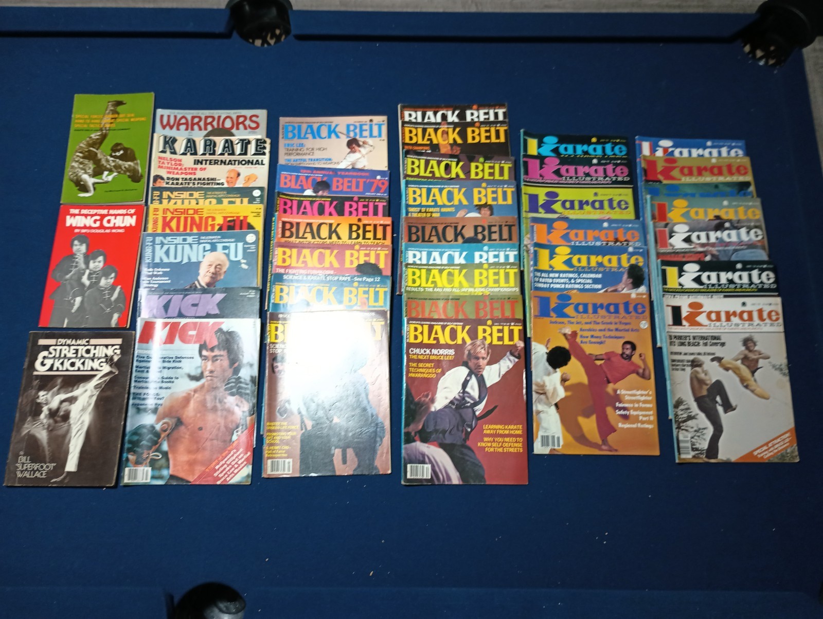 Vintage Martial Arts Magazine & Book Lot (40 Pcs) 1976-1982 - VERY GOOD Vintage Martial Arts Magazine & Book Lot (40 Pcs) 1976-1982 - VERY GOOD