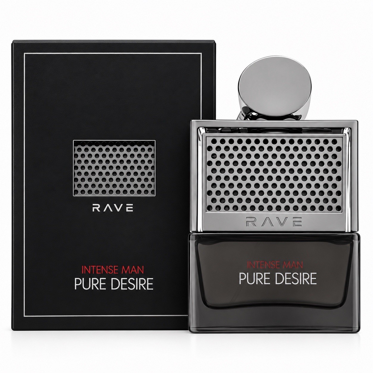 Rave Pure Desire Intense Man EDP 3.4 Oz 100mL Cologne for Men New in Box Rave Pure Desire Intense Man EDP 3.4 Oz 100mL Cologne for Men New in Box