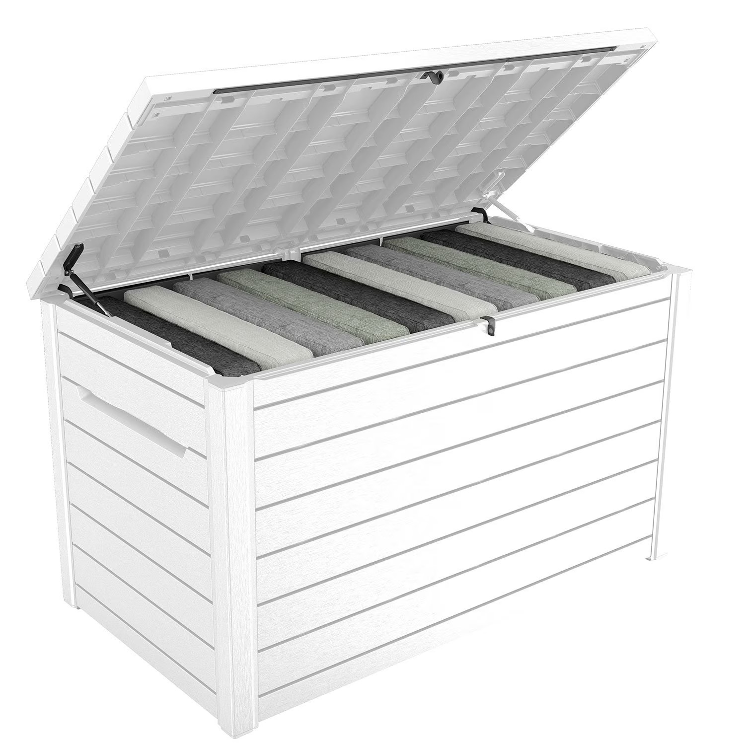 Keter XXL 230 Gallon Deck Storage Container Box - WHITE