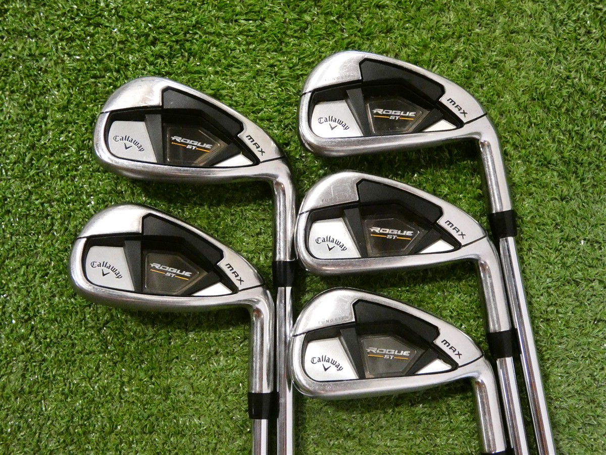 Callaway Rogue ST Max Irons 5-9 (No P Wedge) Elevate MPH 95 Regular Steel Callaway Rogue ST Max Irons 5-9 (No P Wedge) Elevate MPH 95 Regular Steel