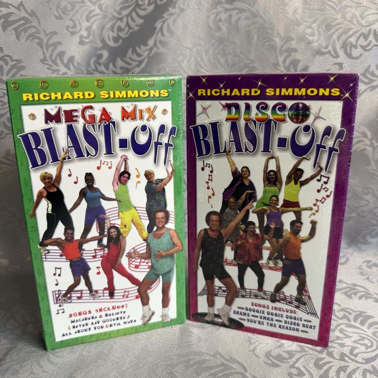 RICHARD SIMMONS Disco Mega Mix Blast-Off VHS 2001 New Sealed