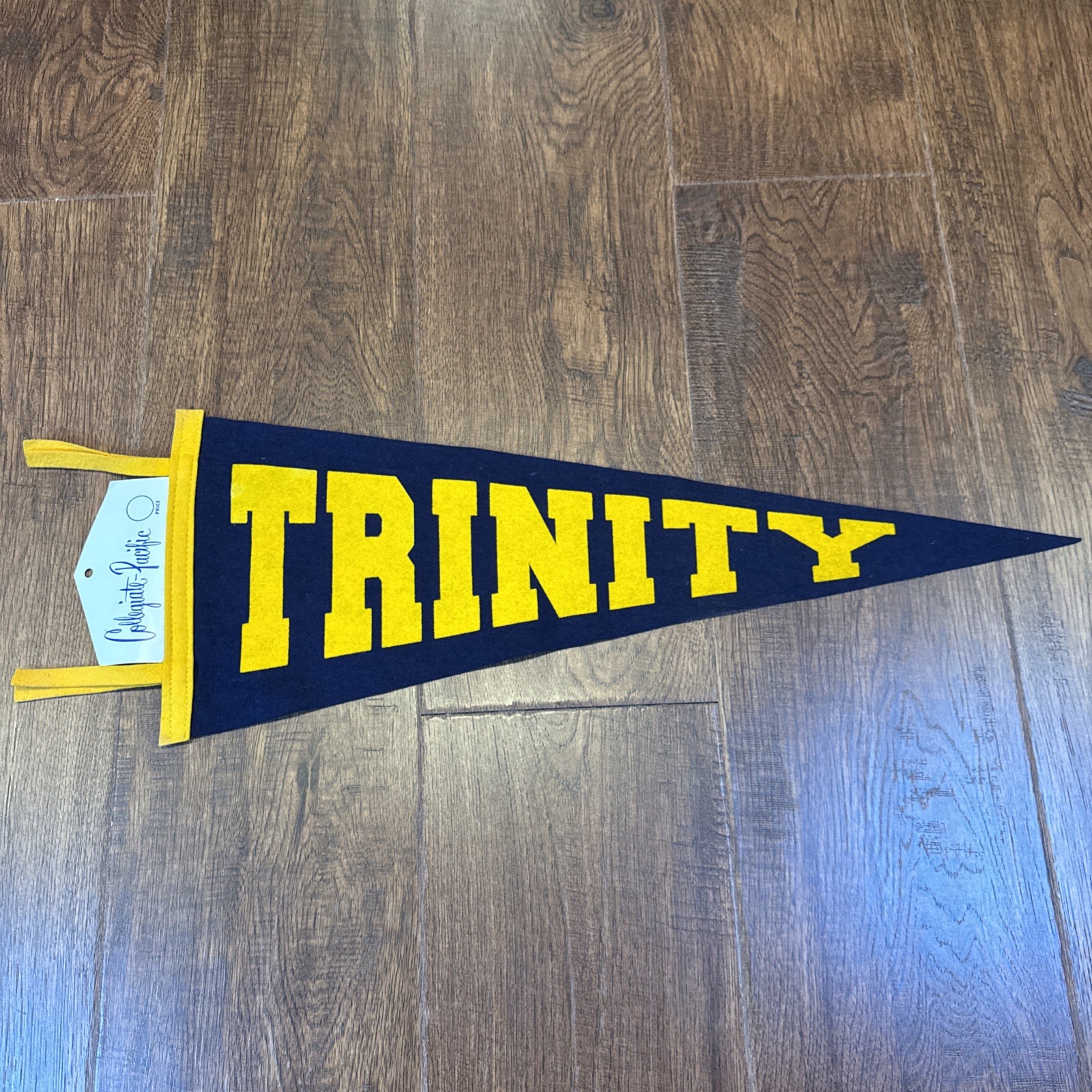 Vintage NWT Trinity College Pennant 23 Inches Long - 1980s Collegiate Pacific Vintage NWT Trinity College Pennant 23 Inches Long - 1980s Collegiate Pacific