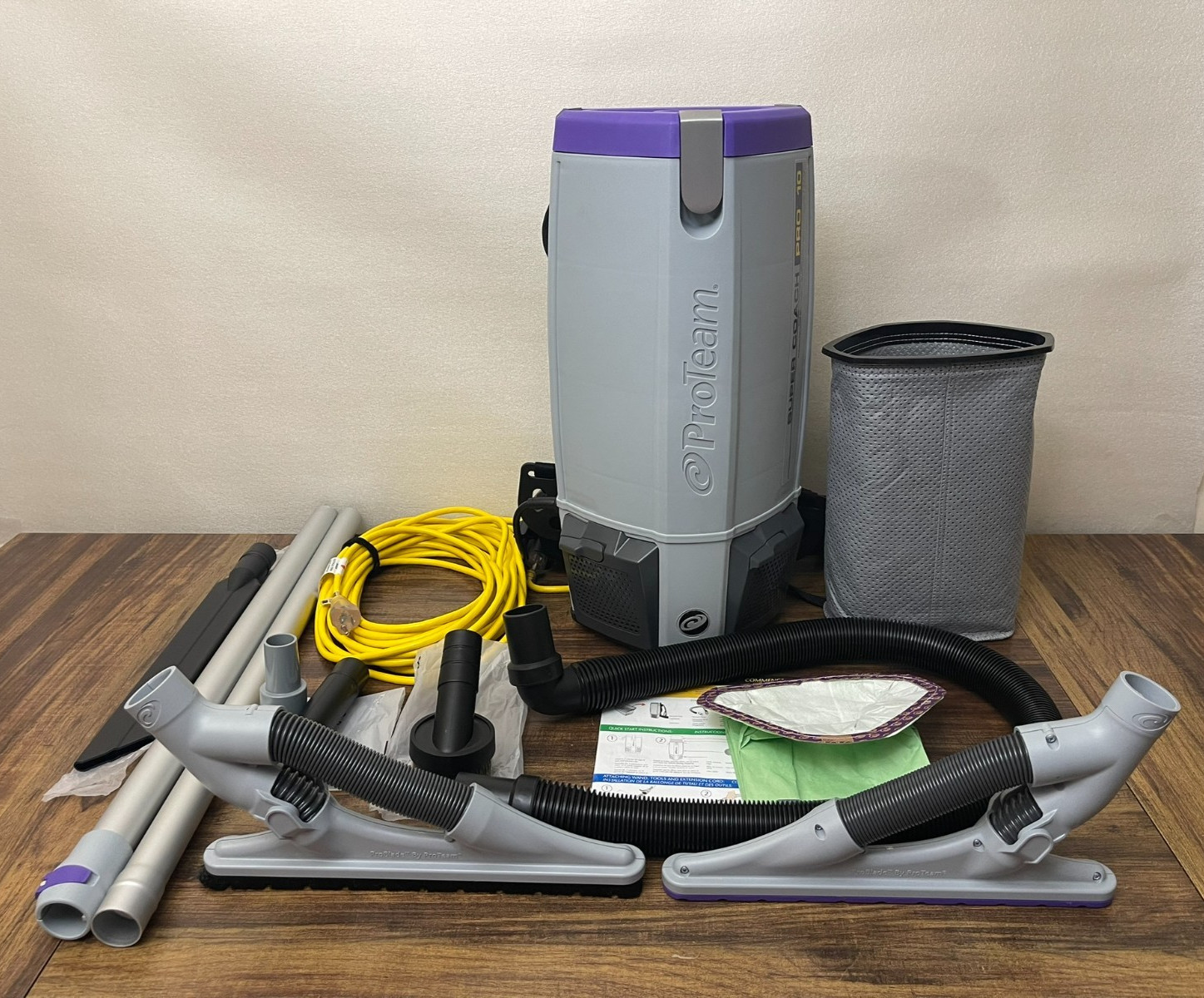 ProTeam Super Coach Pro 10 Commercial Backpack Vacuum Cleaner 1073110 w/ProBlade ProTeam Super Coach Pro 10 Commercial Backpack Vacuum Cleaner 1073110 w/ProBlade
