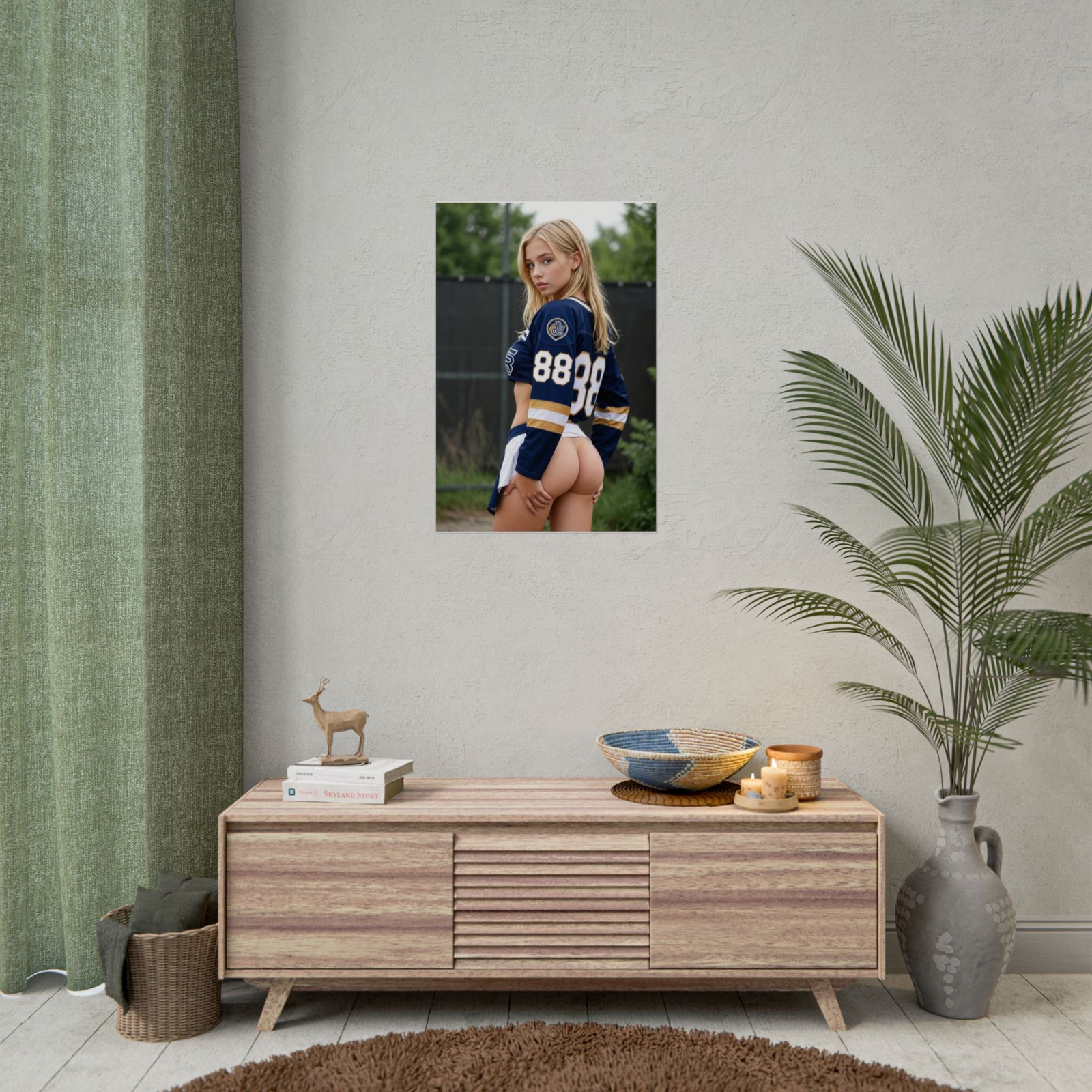 Woman Sports Poster |  Sexy Pinup
