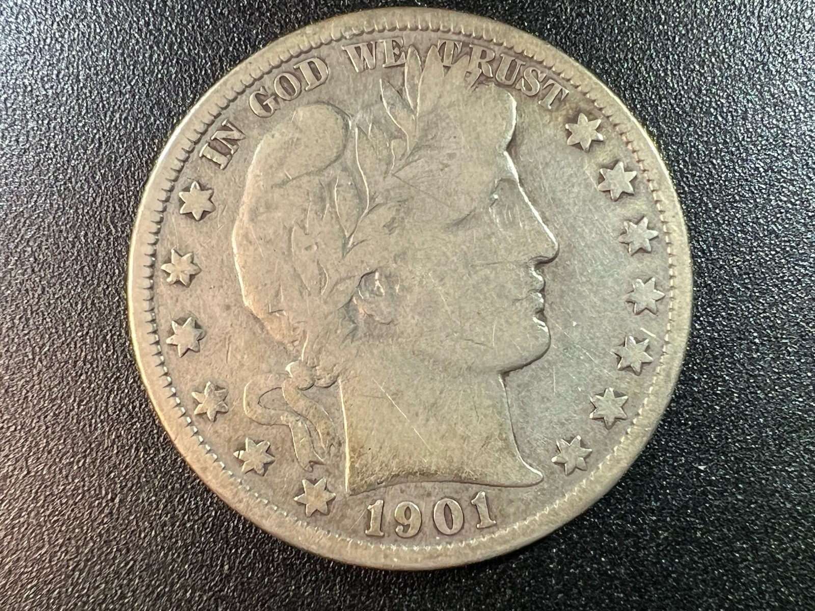 1901-S Barber Half Dollar VG/F. (#1121) 1901-S Barber Half Dollar VG/F. (#1121)