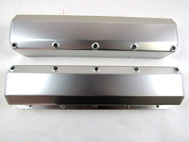 Oldsmobile V8 350, 400, 425, 455 Fabricated Aluminum Valve Cover Set Silver Ano