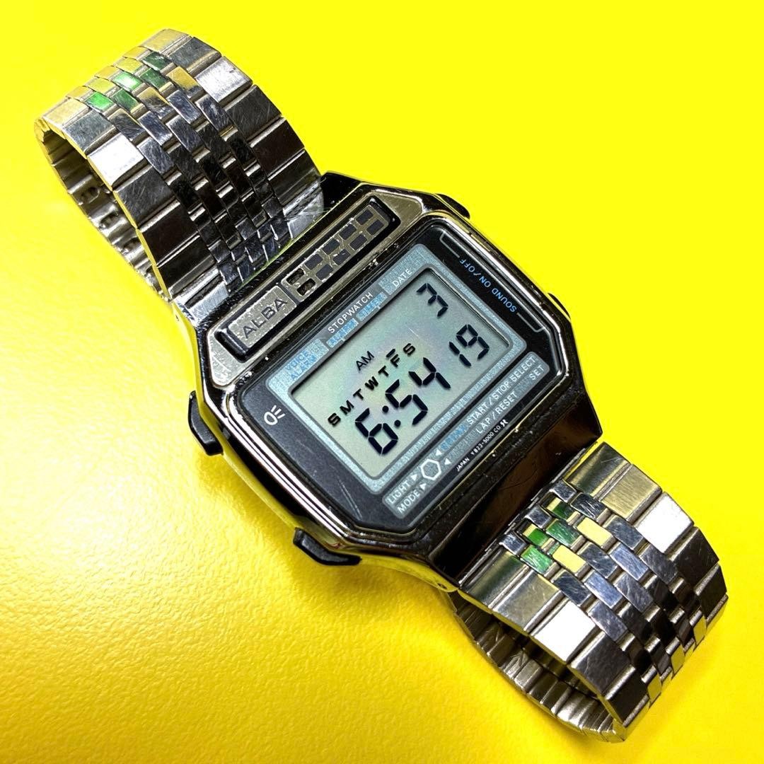 SEIKO ALBA SPEAK TIME VOICE ALARM Wristwatch