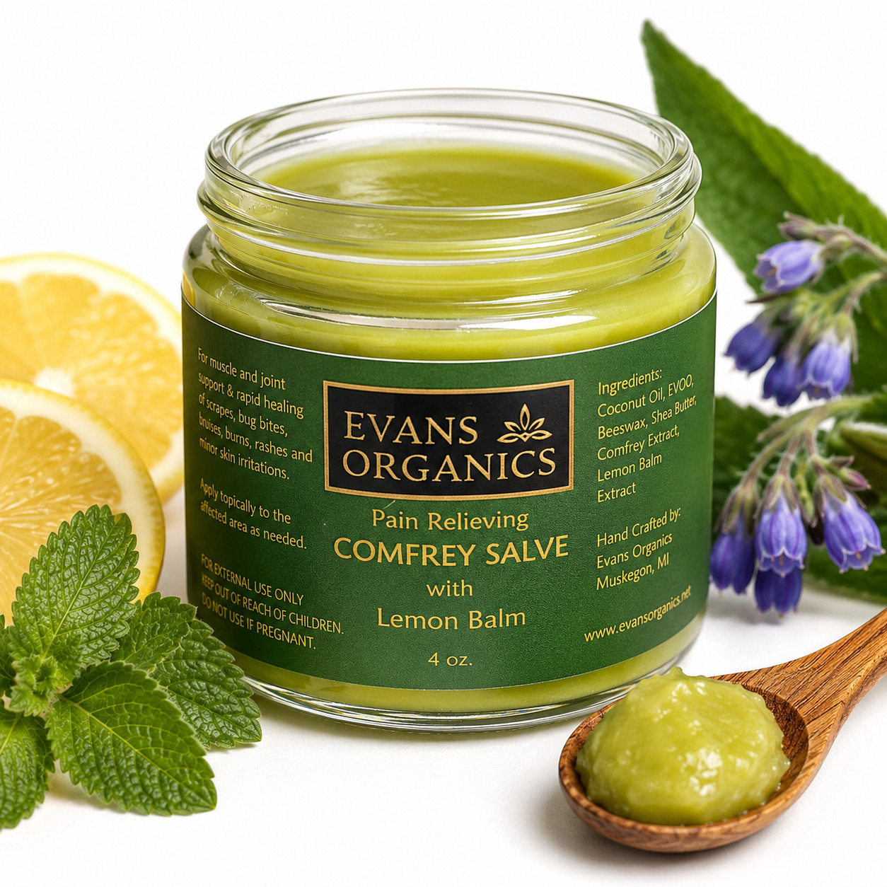 Comfrey Healing Salve 4 oz - 