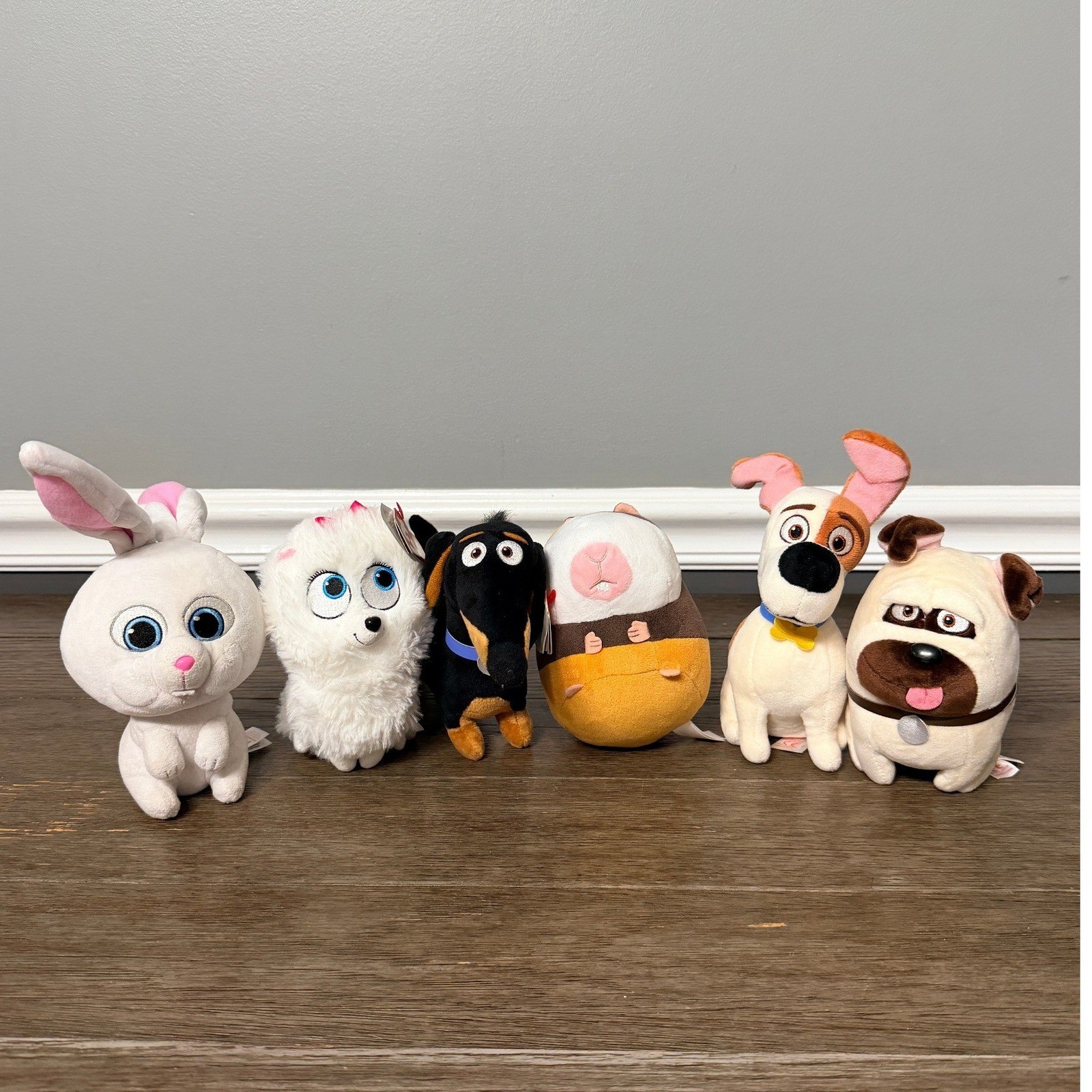 Ty Secret Life of Pets Plush Lot Max Gidget Snowball Buddy Mel Norman