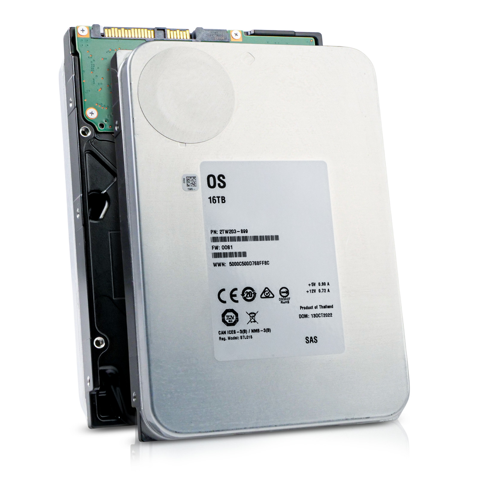 WL OEM 16TB 7.2K RPM SAS 12Gb/s 3.5