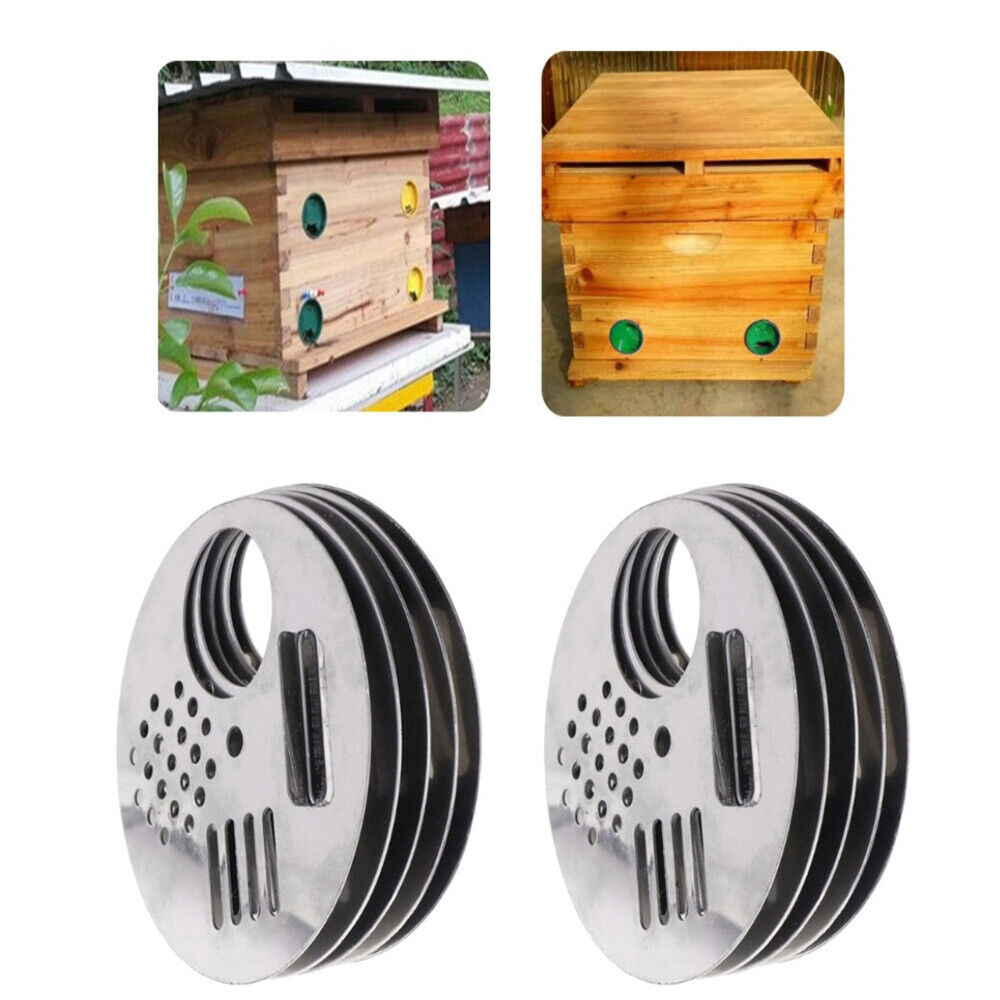 10pcs Stainless Steel Hive Entrance Nest Gate Door Beekeeping Equipment For Bee