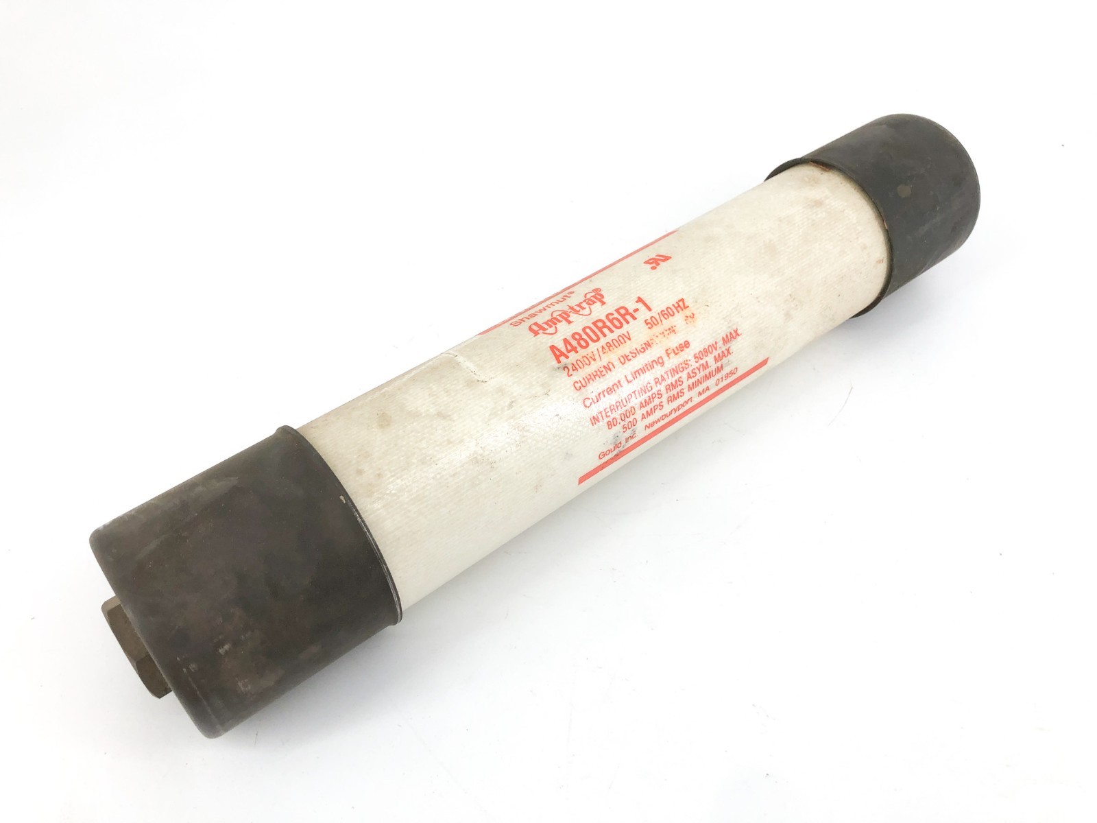 New Gould Shawmut A480R6R-1 Current Limiting Fuse 2400/4800V 6R 5.08KV - No Box