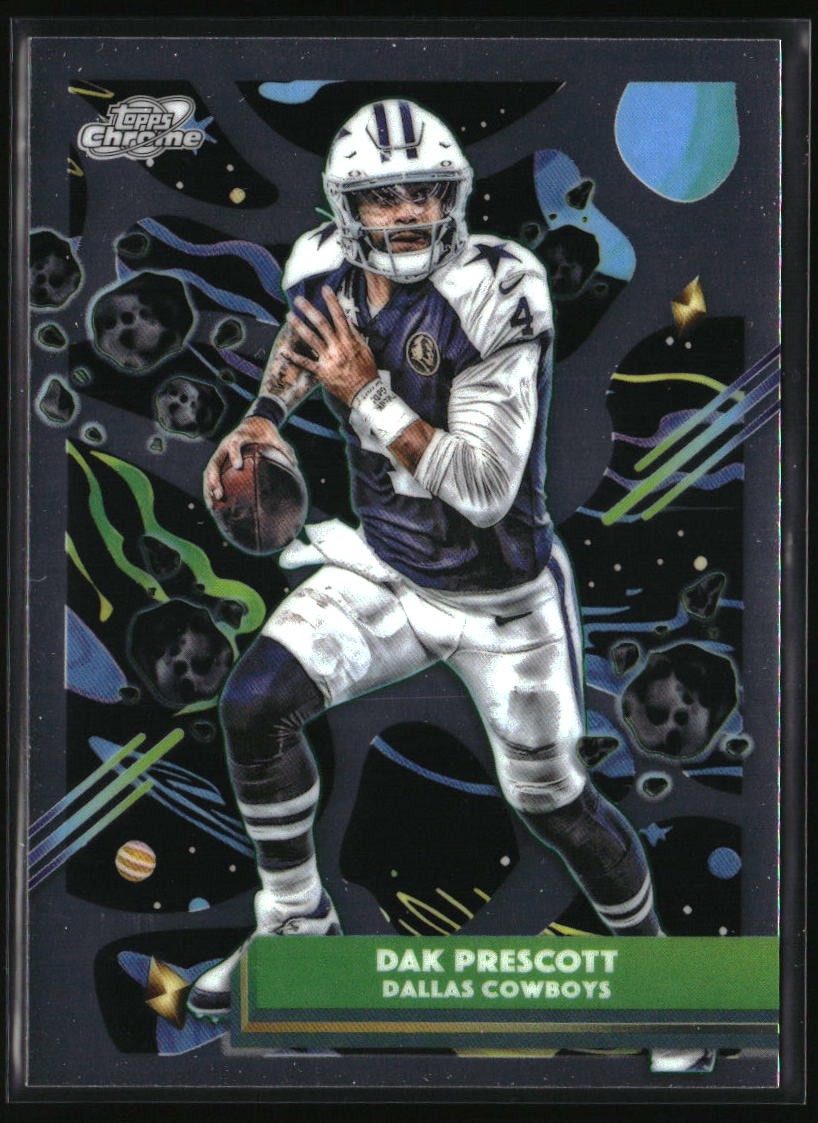 2025 Topps Chrome Cosmic Dak Prescott #25 Dallas Cowboys 2025 Topps Chrome Cosmic Dak Prescott #25 Dallas Cowboys
