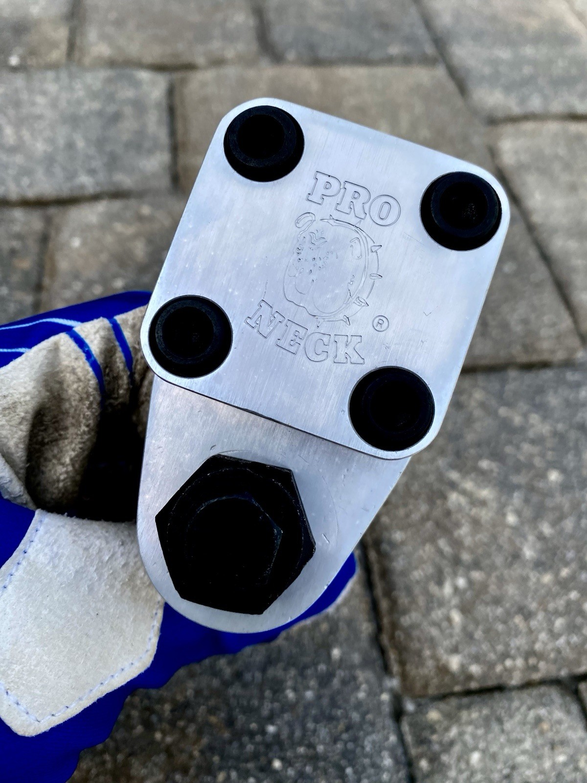 Pro Neck Stem Bulldog Vintage OG Silver BMX Redline Tuf Neck GT STEMCANDY