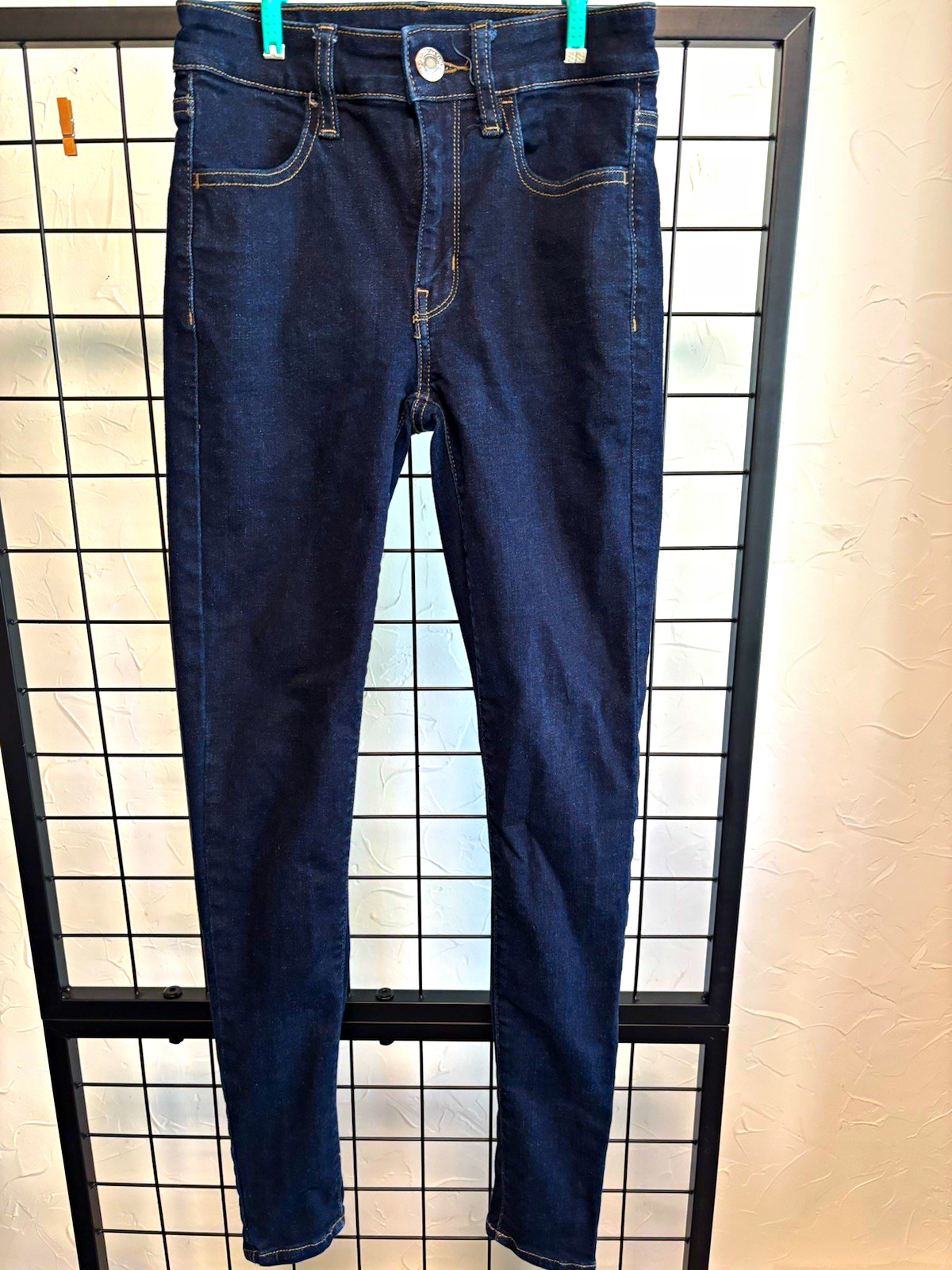 American Eagle Women’s Hi-Rise Jegging Dark Wash Super Stretch Slim 5-Pocket 2 American Eagle Women’s Hi-Rise Jegging Dark Wash Super Stretch Slim 5-Pocket 2