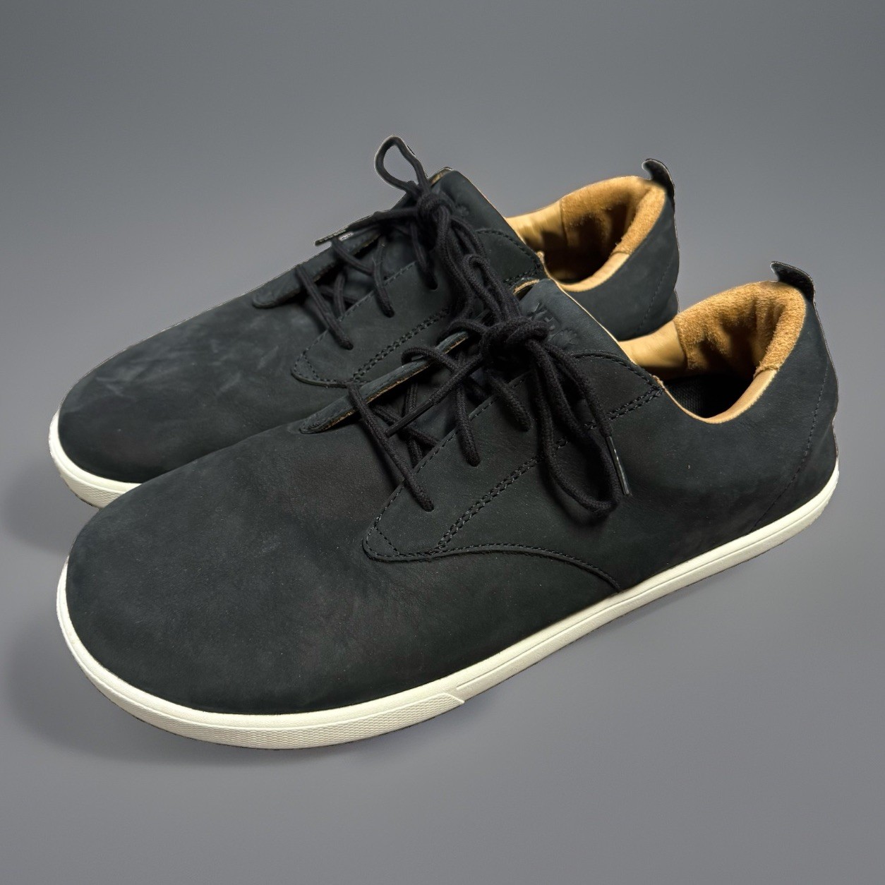 Xero Shoes Glenn Minimalist Trainers Men’s 13 Black Leather Barefoot Shoes