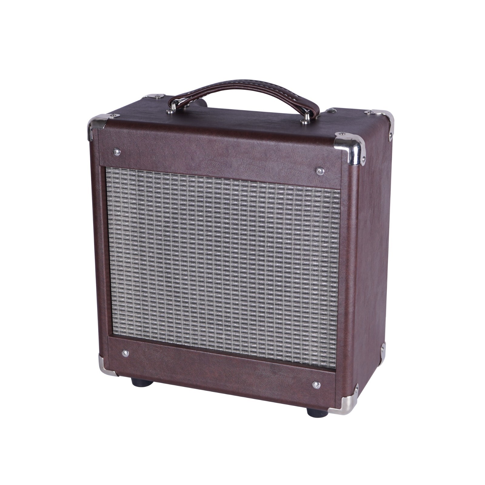 USA 5F1 Tweed Champ 60S Guitar Tube Amp Amplifier Cabinet DIY Brown