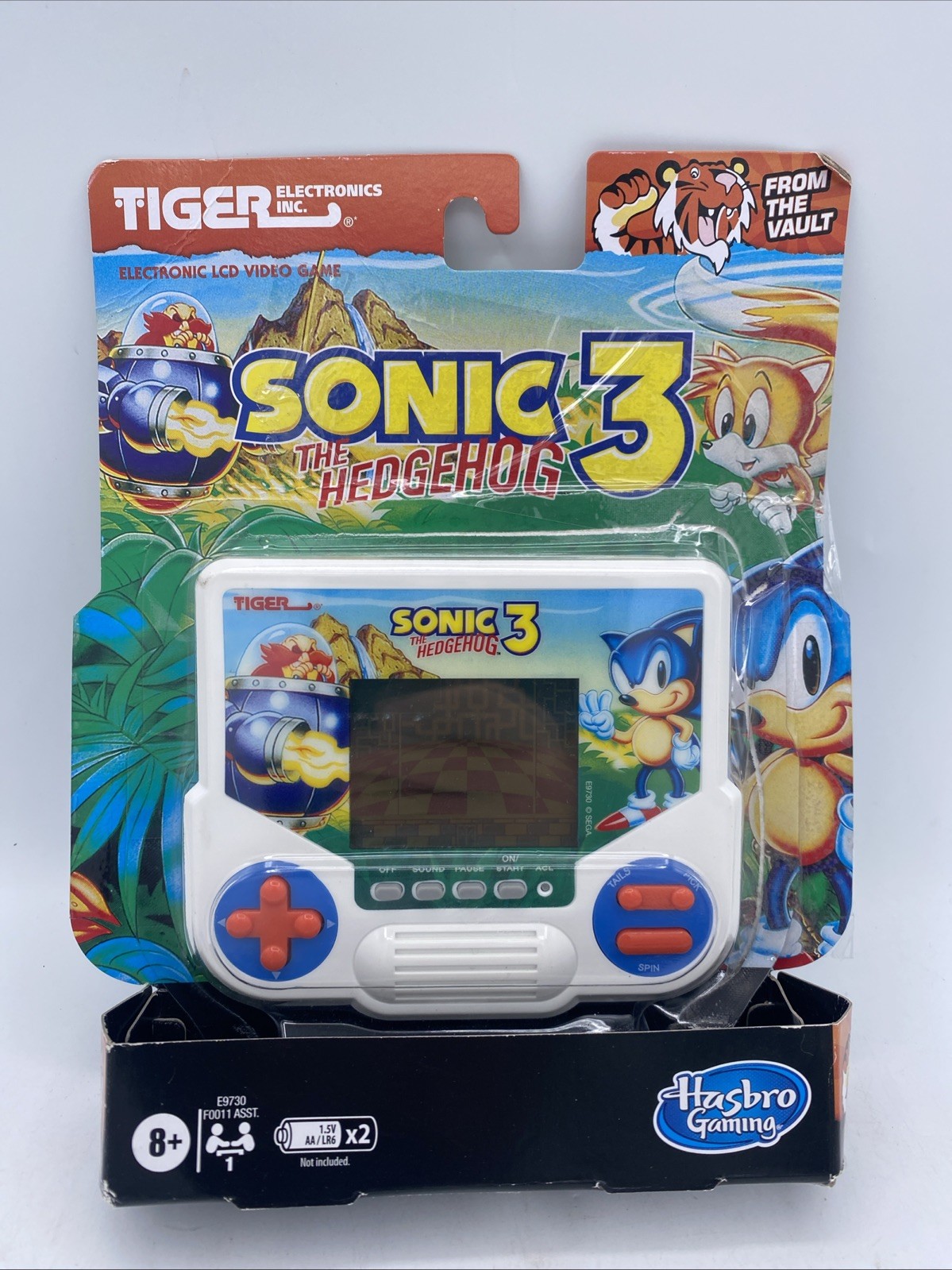 Hasbro Tiger Electronics Sonic the Hedgehog 3 Electronic LCD Video Game Open Box