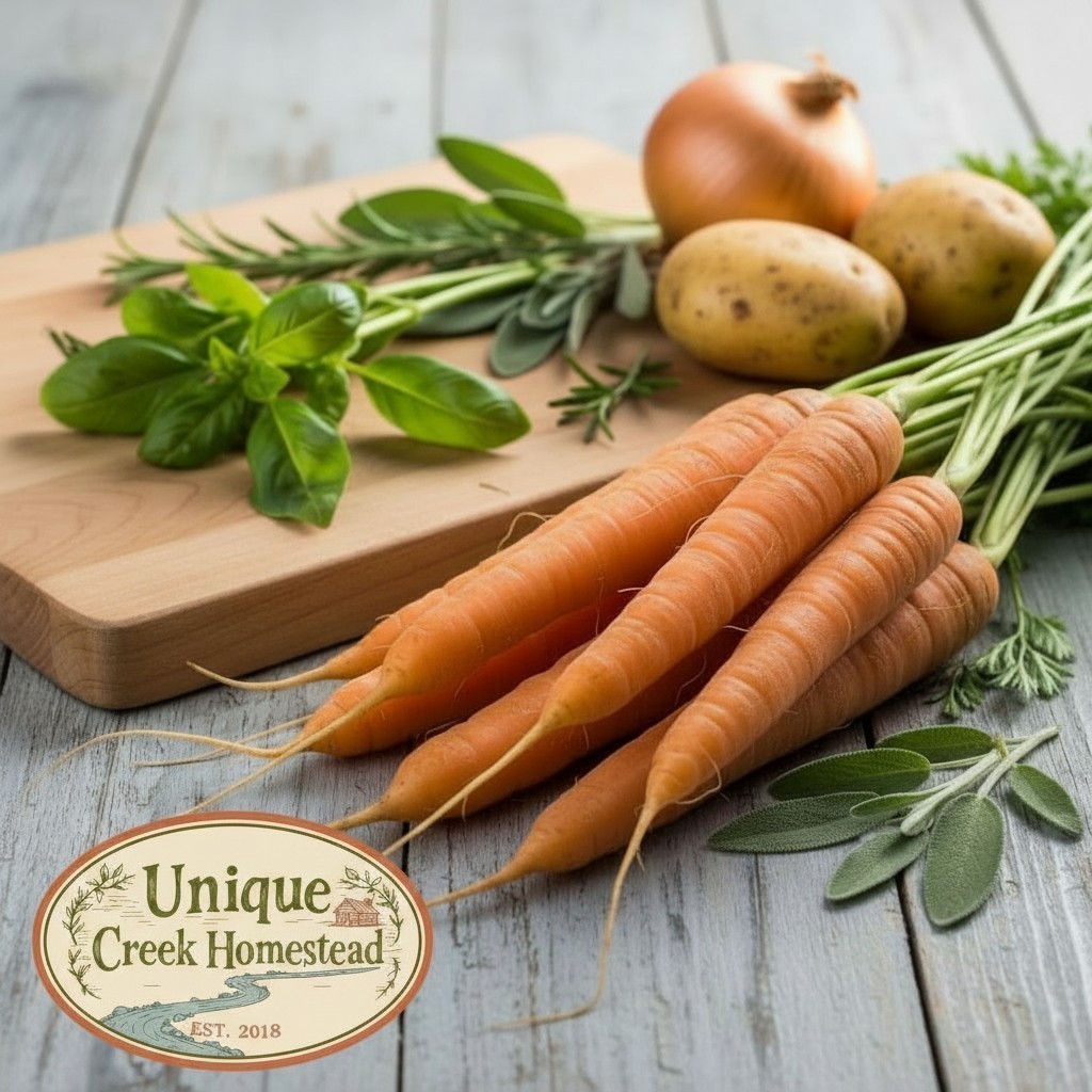 CARROT Tendersweet 100,000 Seeds Organic Grown Unique Creek Homestead Certified