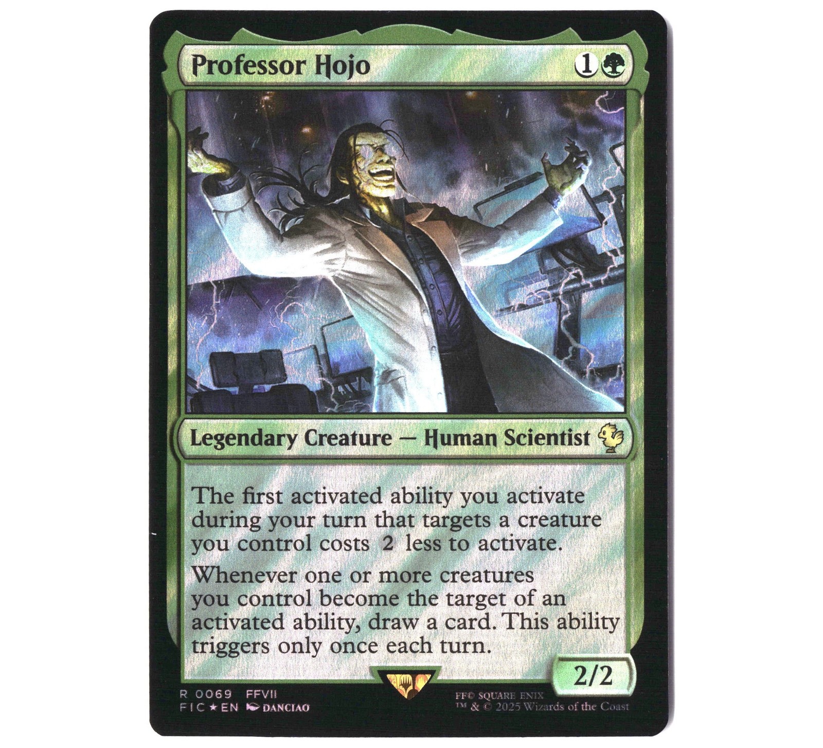 Professor Hojo 69 R Surge Foil FIC MTG NM FINAL FANTASY (Commander)