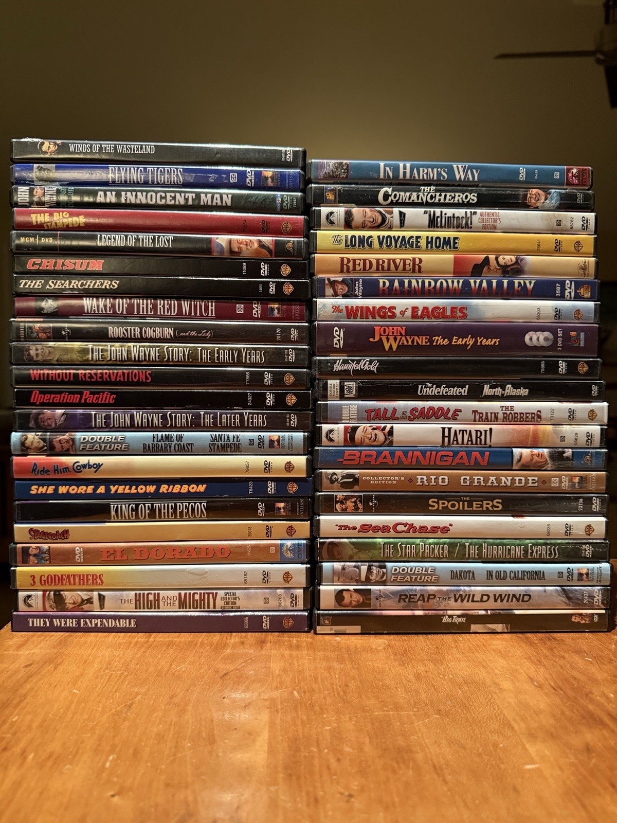 John Wayne - 42 DVD Set —RARE OOP Movies Old Westerns lot