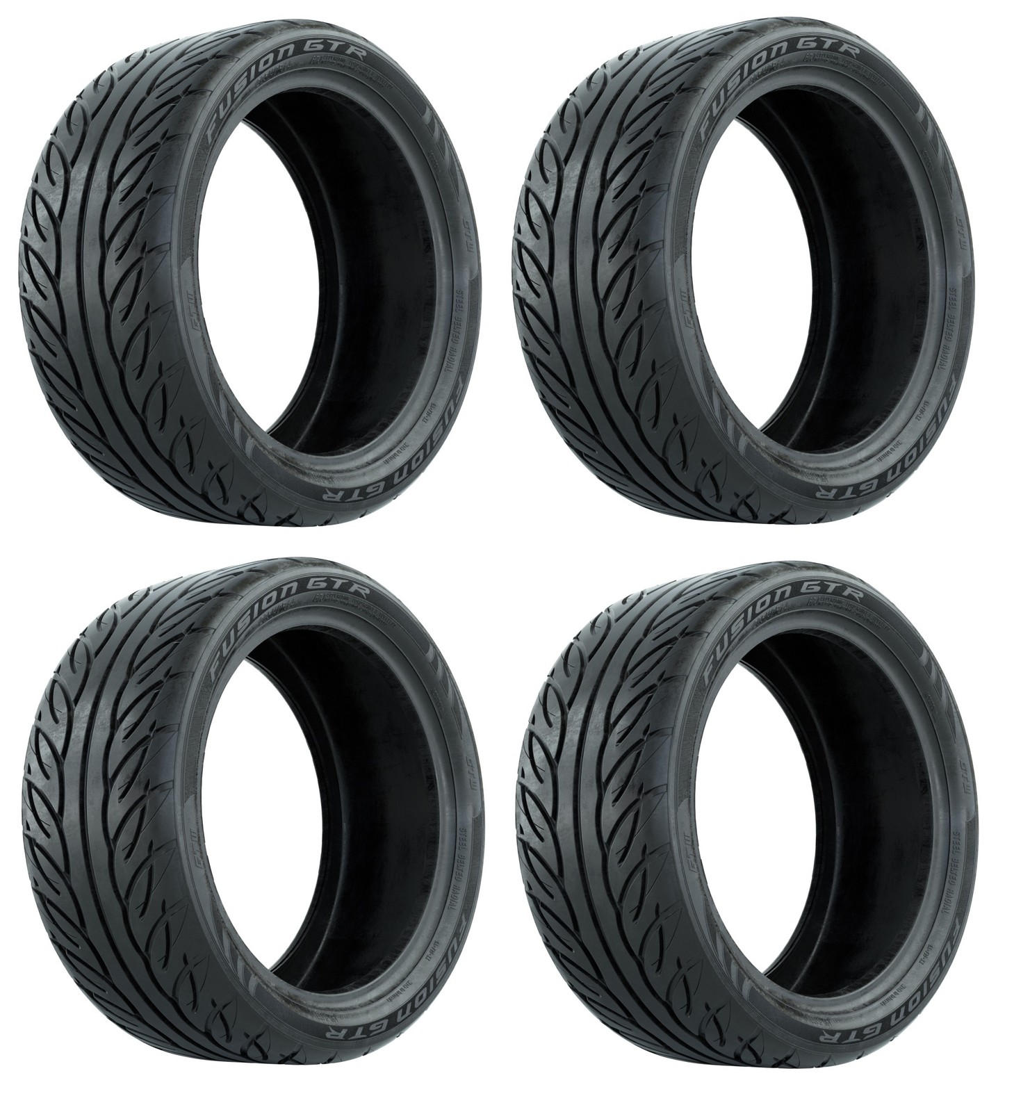 Golf Cart Street Tires 205/40-R14 GTW Fusion GTR Steel Belted Radial |Set of 4