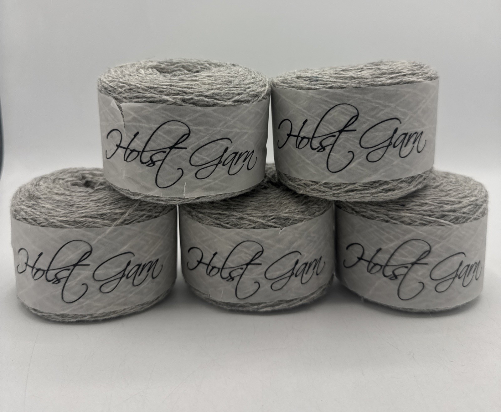 HOLST GARN SUPERSOFT SILVER GREY (5 Pack) Lot Yarn 50g