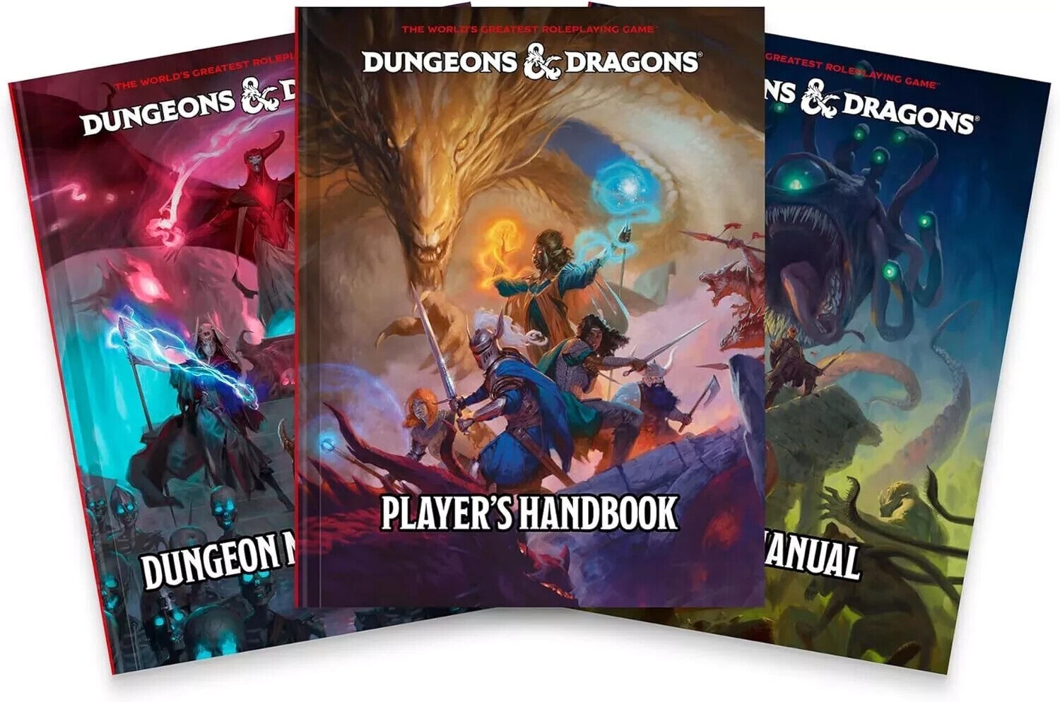 Dungeons and Dragons 5E DM Guide, Player Handbook, and Monster Manual (2024) New