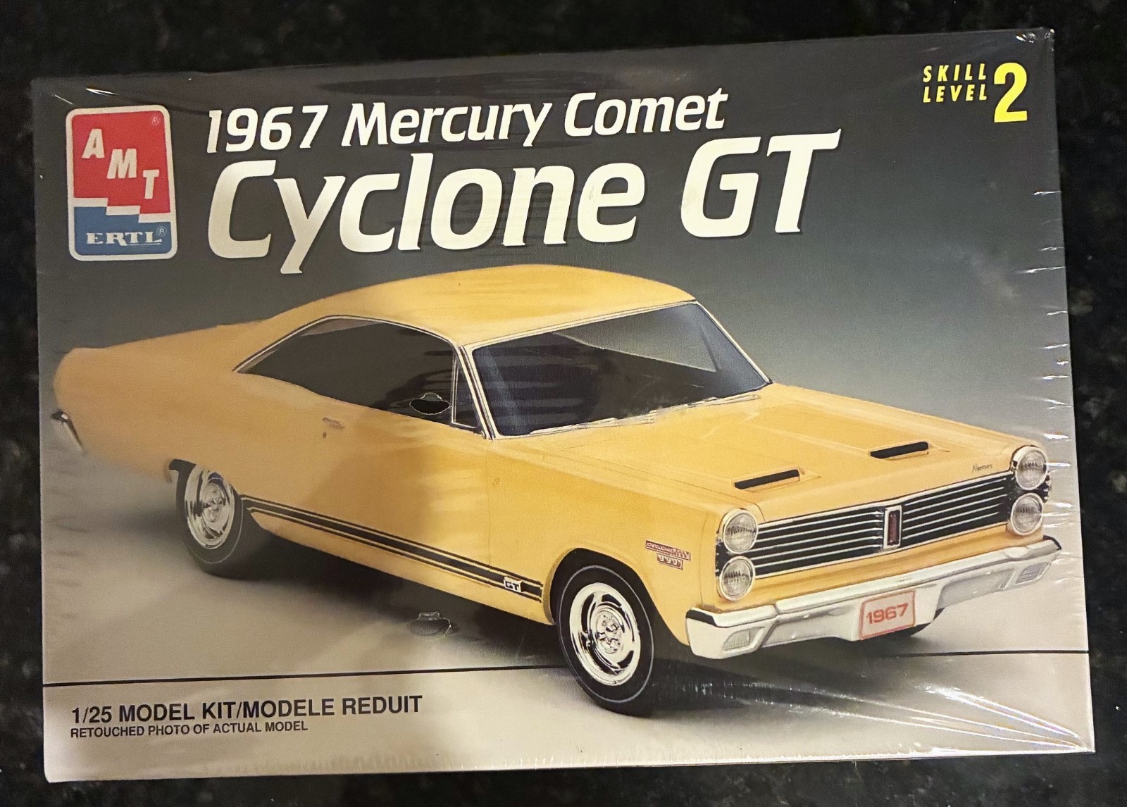 AMT Ertl 1967 Mercury Cyclone GT 1/25 Model Kit #6750 SEALED IN BOX, 1993 Issue AMT Ertl 1967 Mercury Cyclone GT 1/25 Model Kit #6750 SEALED IN BOX, 1993 Issue