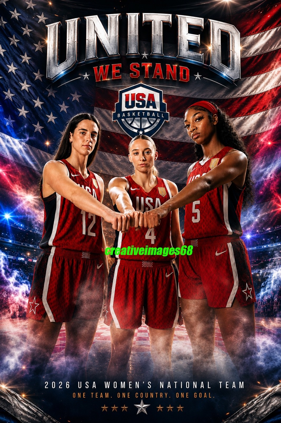 Caitlin Clark 2026 USA NATIONAL TEAM 4x6 Paige Bueckers, Angel Reese Caitlin Clark 2026 USA NATIONAL TEAM 4x6 Paige Bueckers, Angel Reese