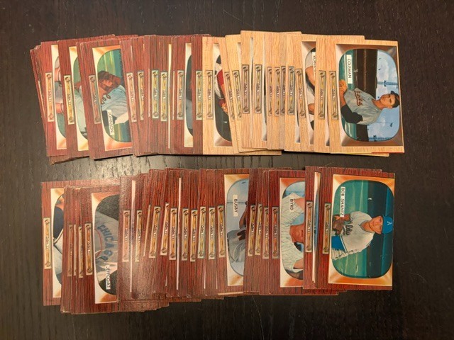 1955 Bowman Baseball Lot (62 cards) See grades in description