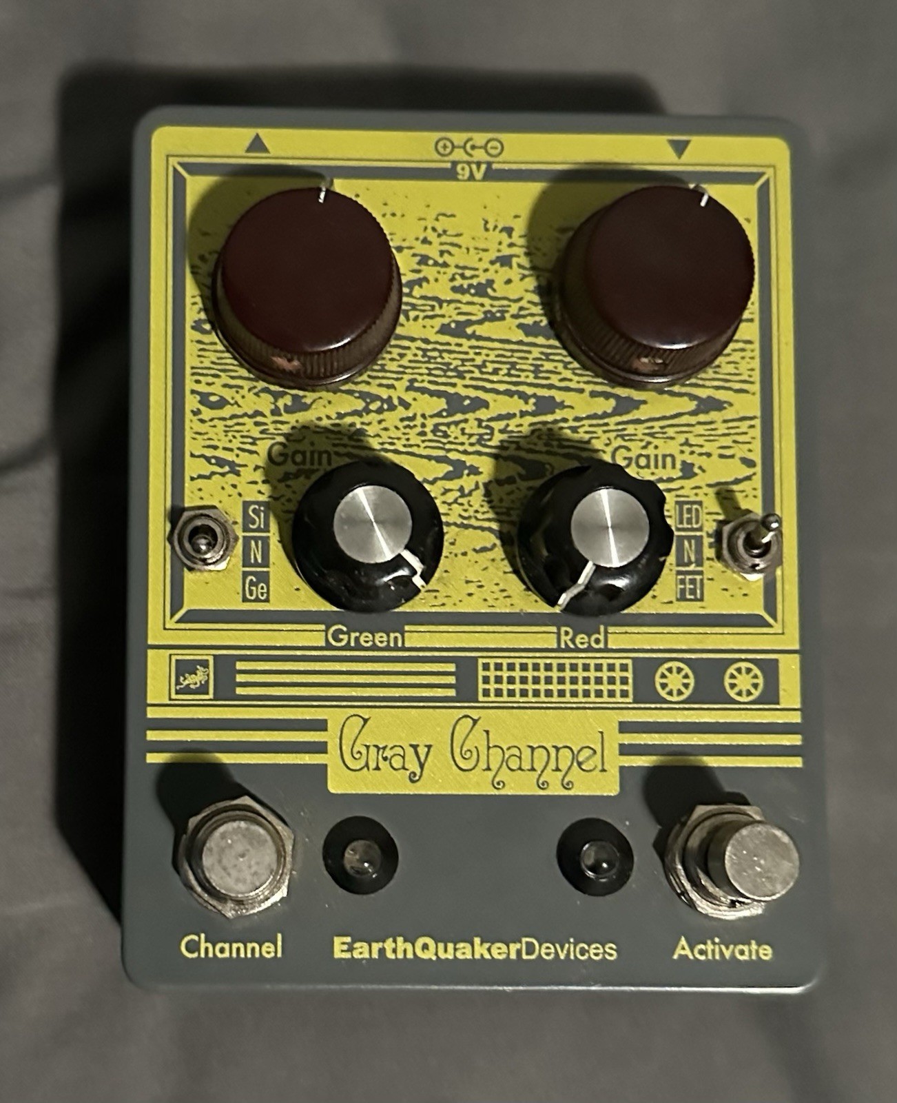 Earthquaker Devices Gray Channel Dual  Fuzz Pedal Guitar Effects Pedal