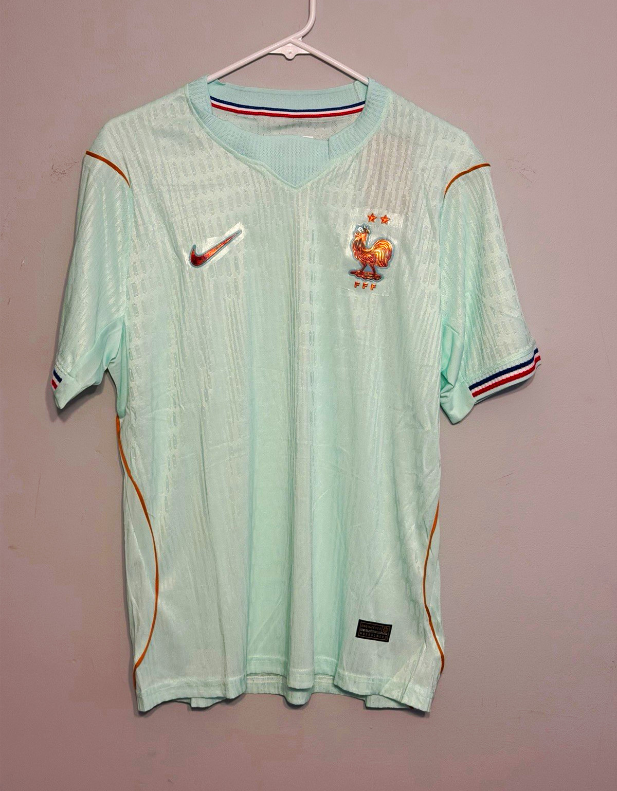 Nike France National Team Soccer Jersey Light Blue Men Size L Nike France National Team Soccer Jersey Light Blue Men Size L