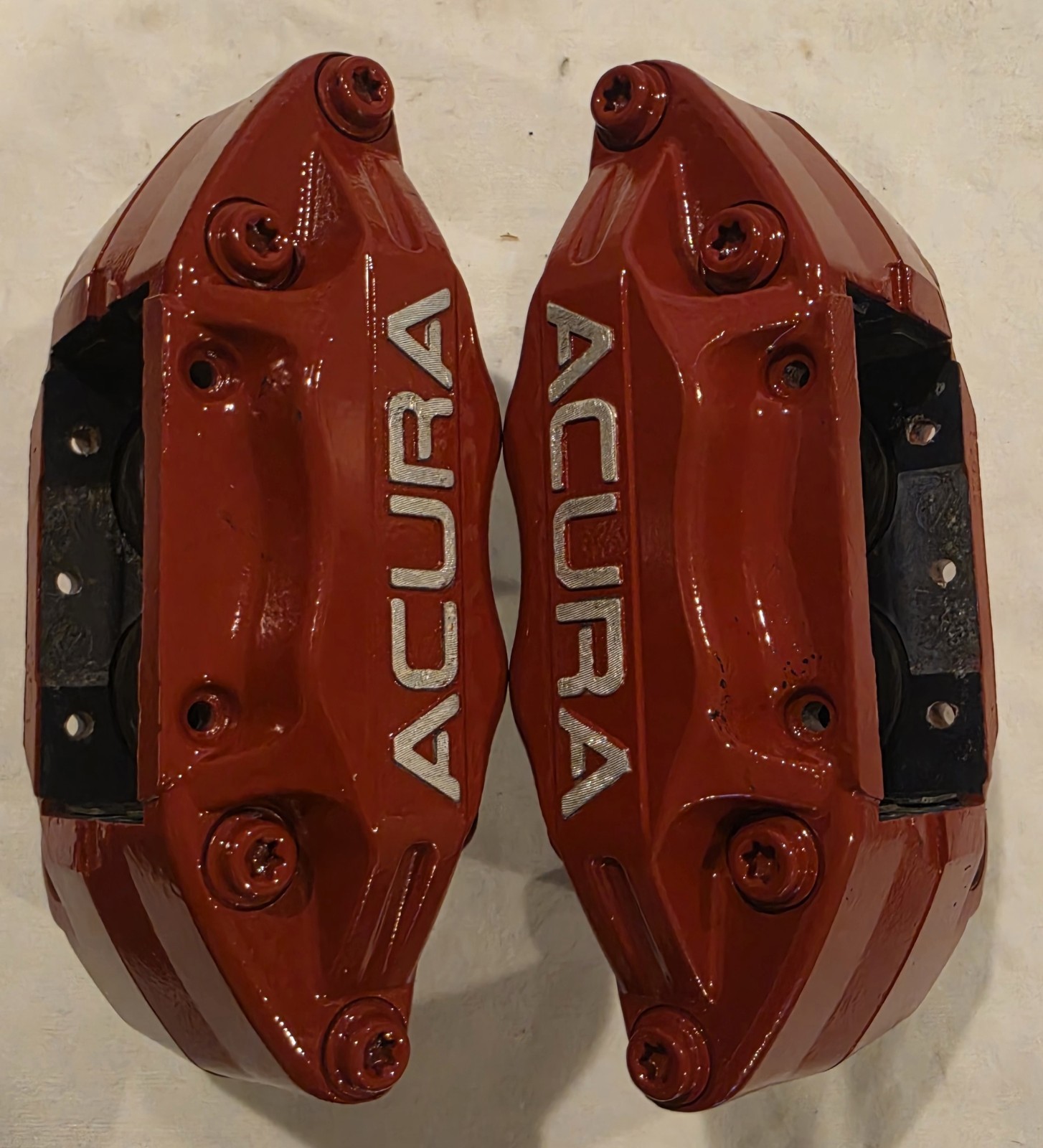 2005-2012 Acura RL Advics Front& Left Right 4 Piston Brake Calipers Set Pair OEM