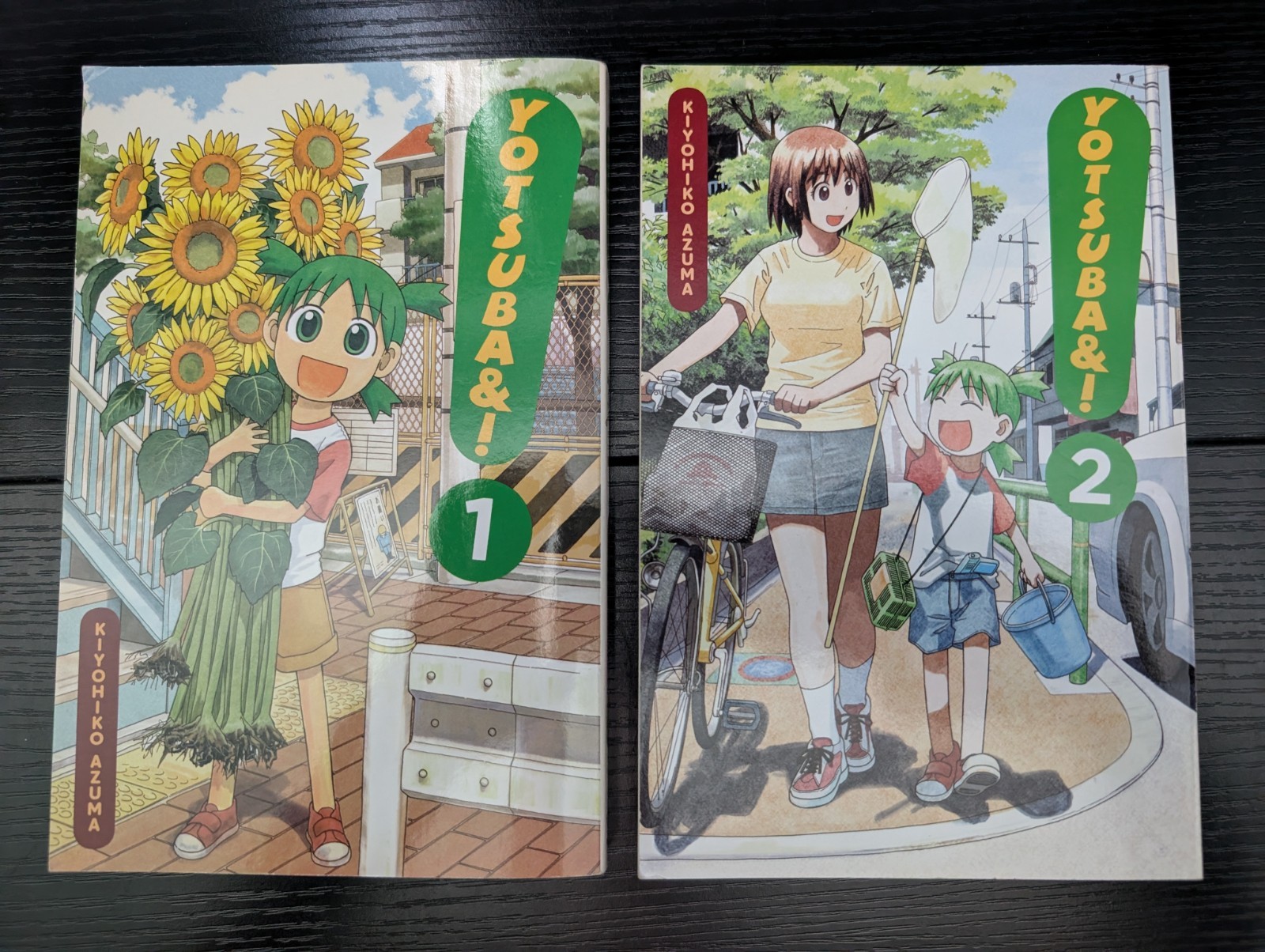 Yotsuba& Volumes 1 & 2 Manga Lot Kiyohiko Azuma Yen Press English Yotsuba& Volumes 1 & 2 Manga Lot Kiyohiko Azuma Yen Press English