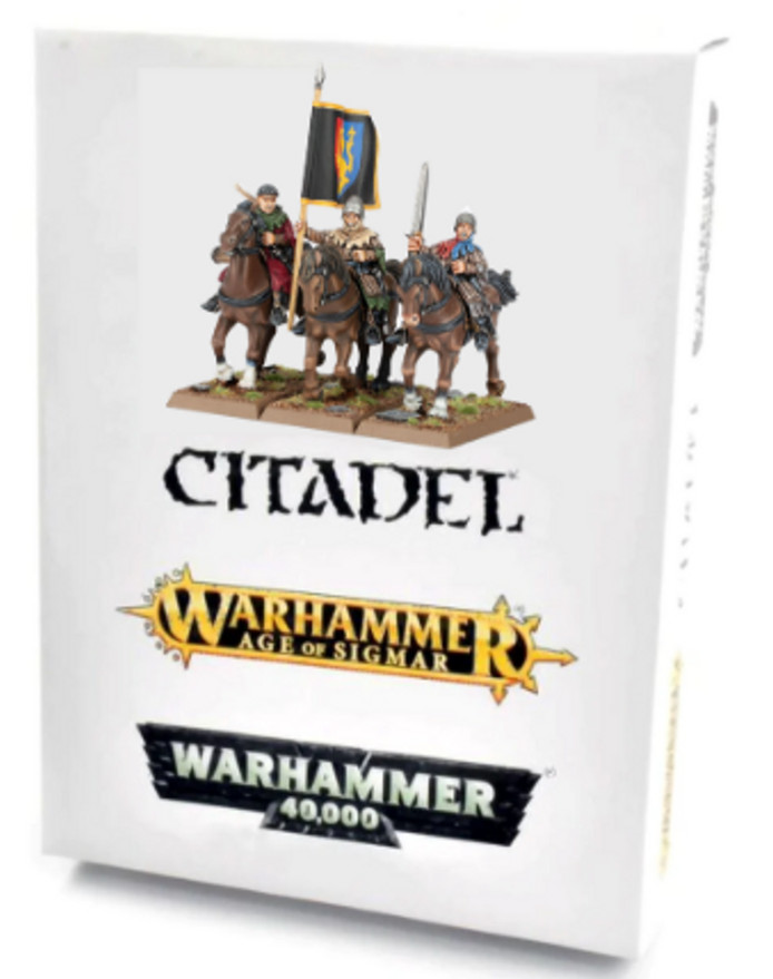 Warhammer TOW Kingdom of Bretonnia Mounted Yeomen Command New BlackBox Old World Warhammer TOW Kingdom of Bretonnia Mounted Yeomen Command New BlackBox Old World