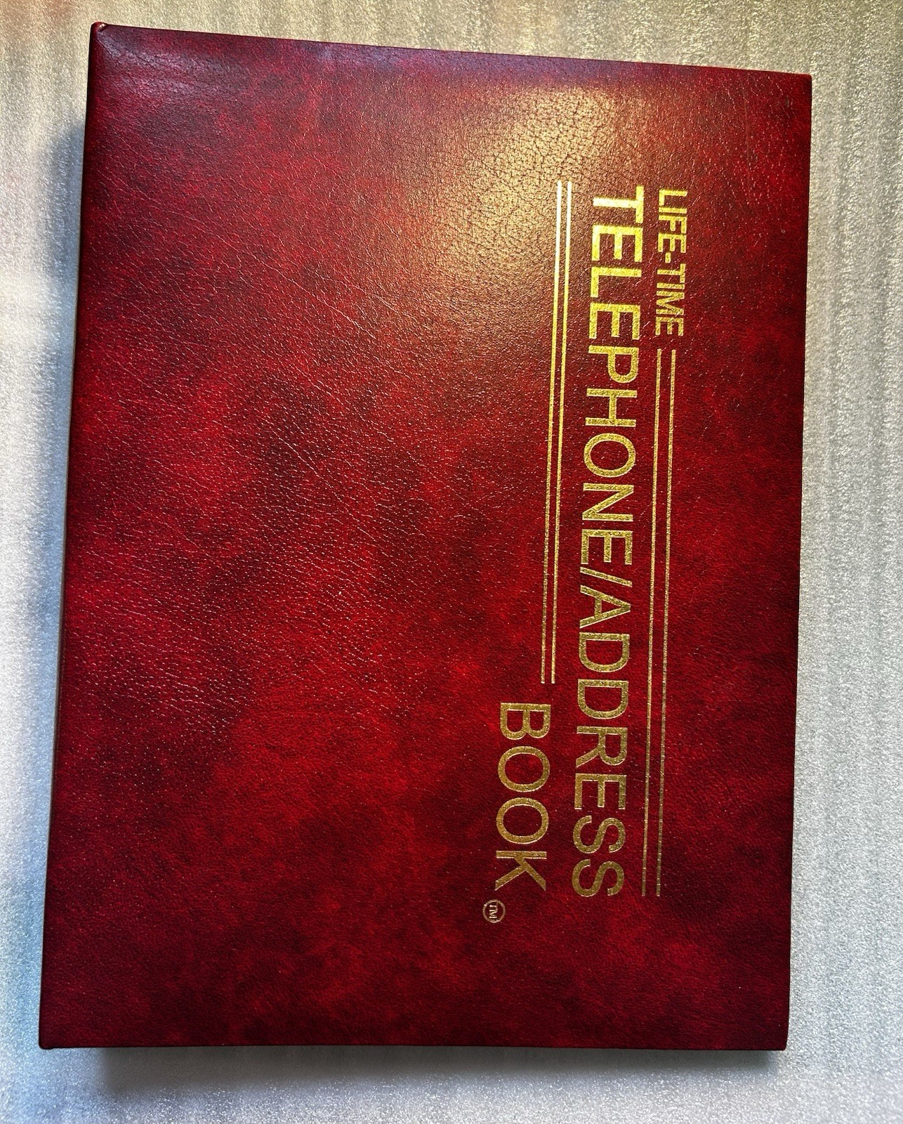 Vintage Life-Time Telephone And Address Book Organizer Unused Open Box
