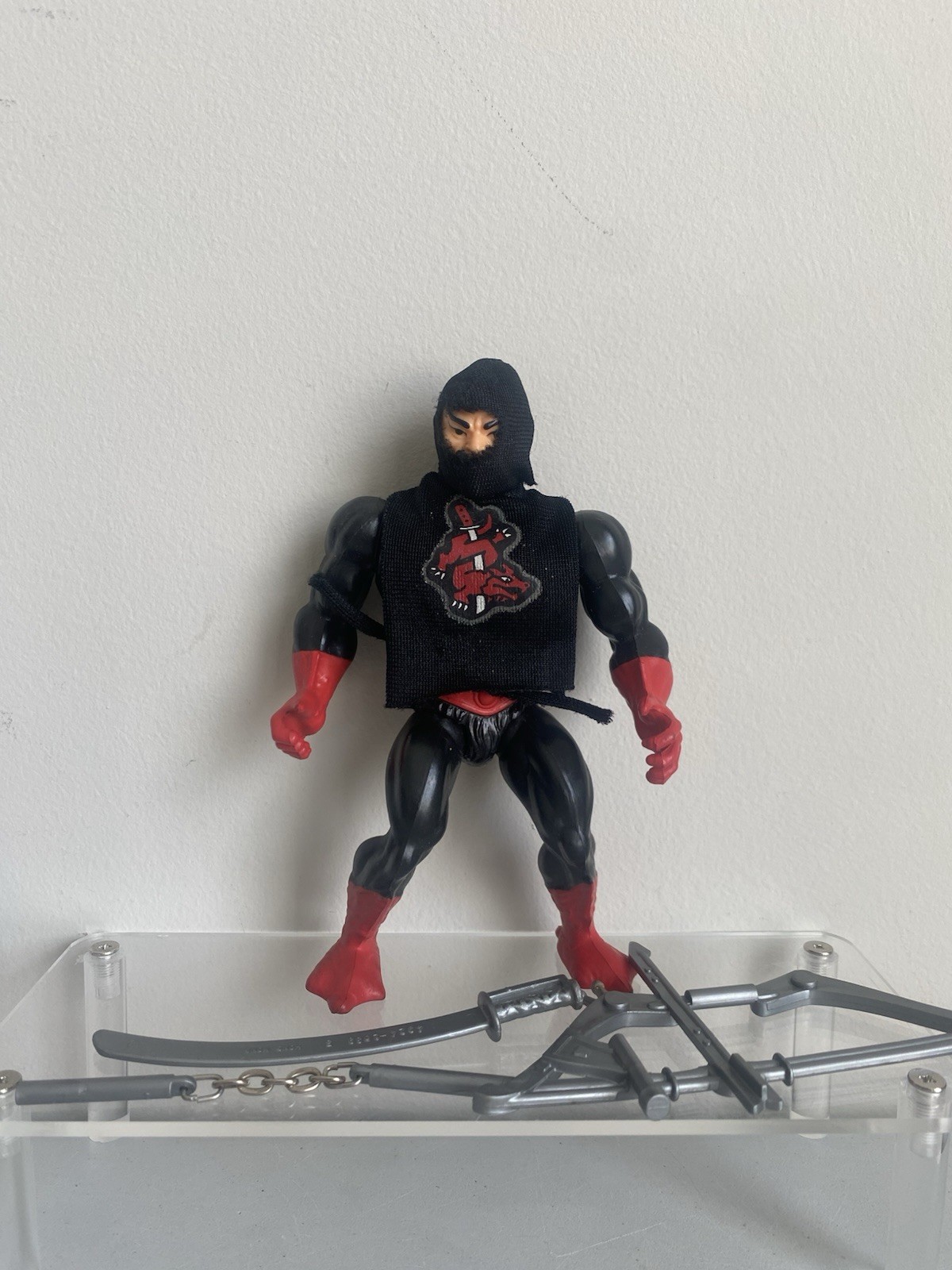 Vintage MOTU He-Man 1987 Ninjor 100% Complete Masters Of The Universe Figure